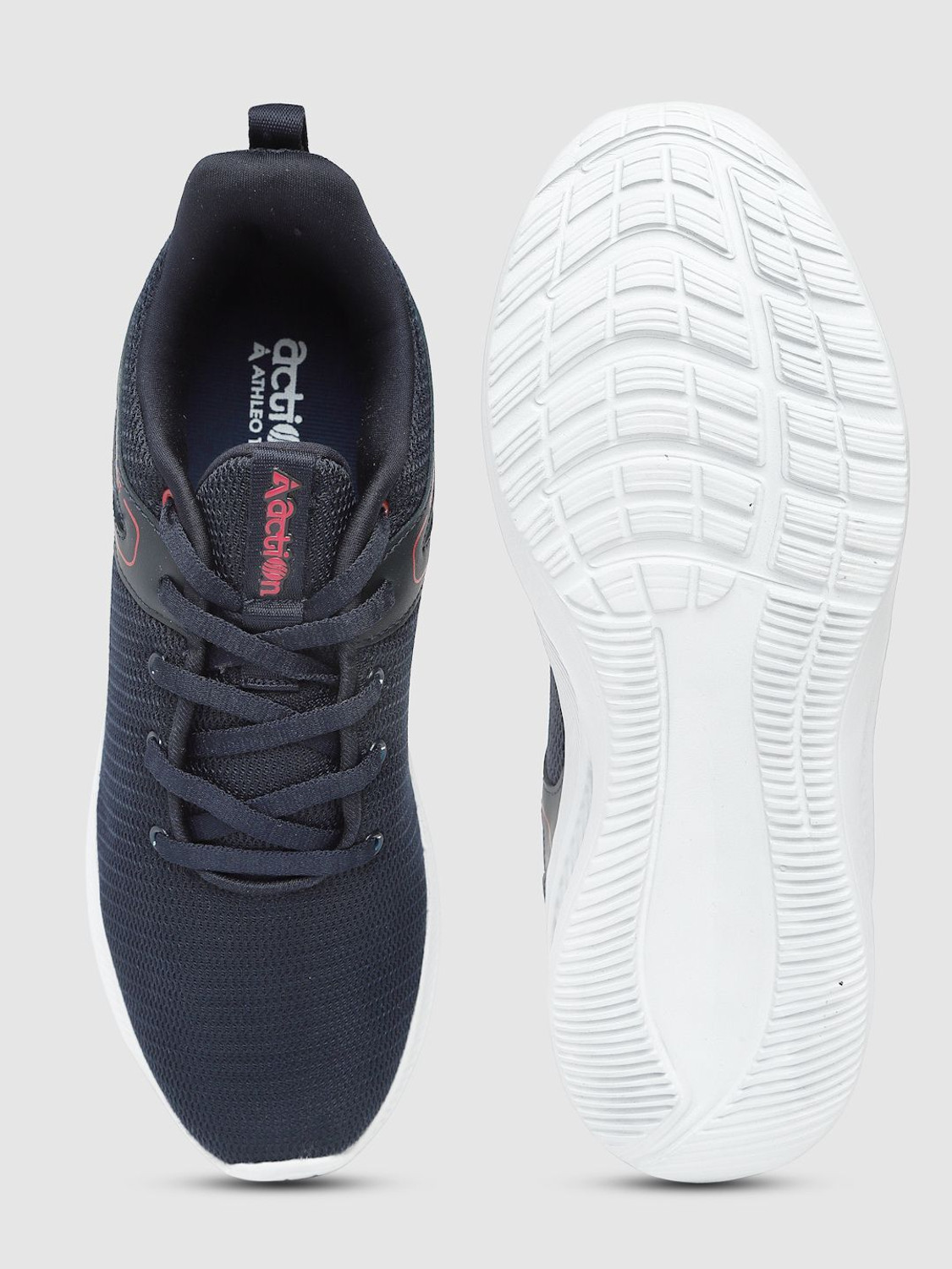 Image of action Athleo SWIFT-111 Durable Comfortable Breathable Lighweight Sports Lace-Up Running Shoes For Men