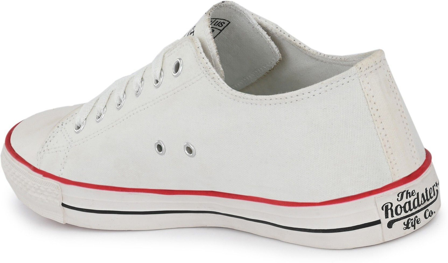 Image of Roadster Lightweight Lace-Ups Casual Canvas Shoes|Canvas Canvas Shoes For Men