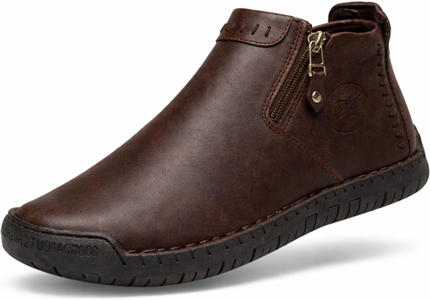 Image of Kraasa Everyday Comfort High Tops Side Zip Sneakers For Men