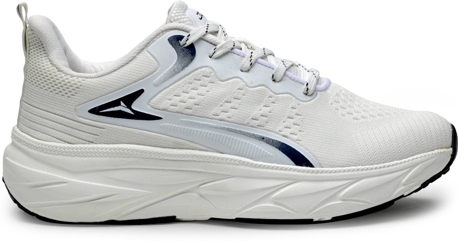 JQR ARES Men's White Running Shoes - Image 3