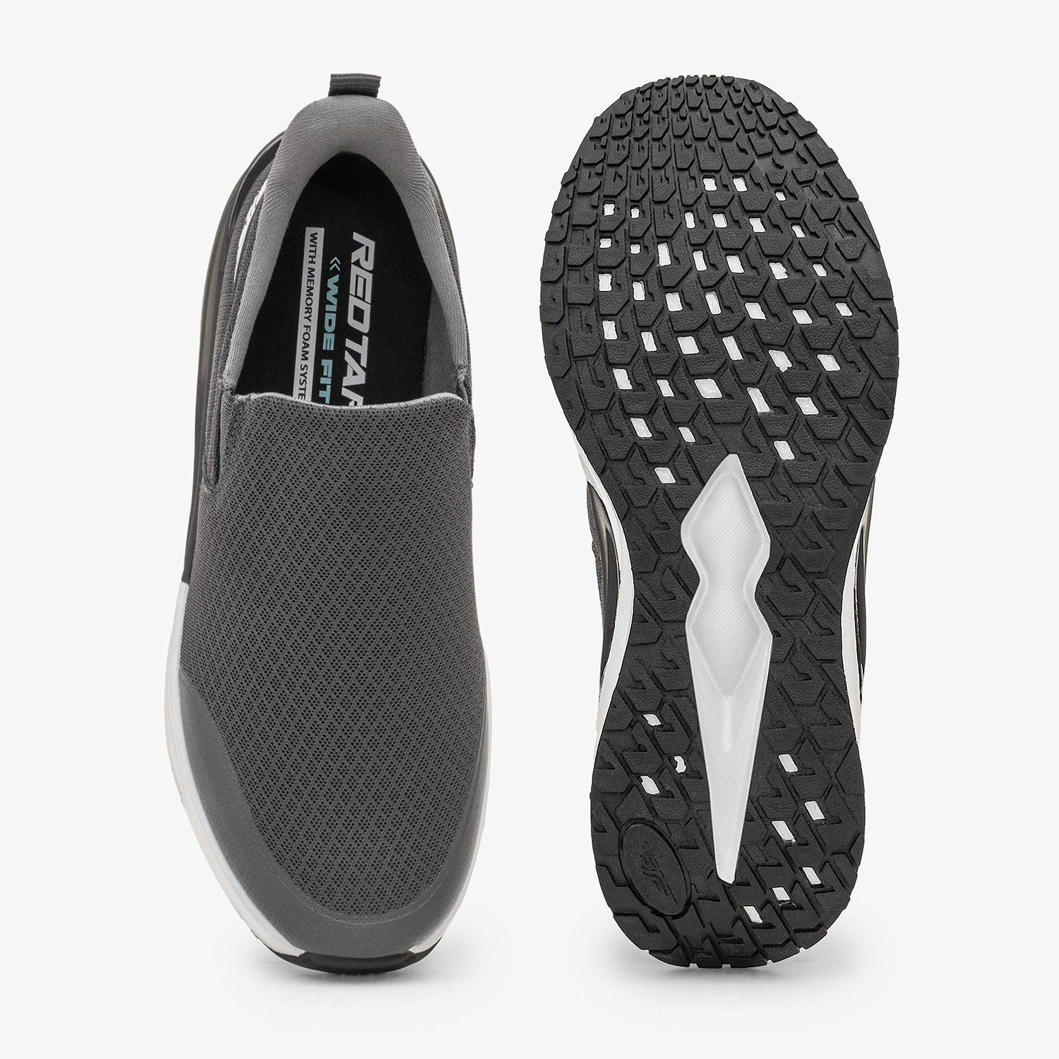 Image of RED TAPE Cultured Round-Toe Shape, Cushioning Technology | Low-Cut Walking Shoes Walking Shoes For Men