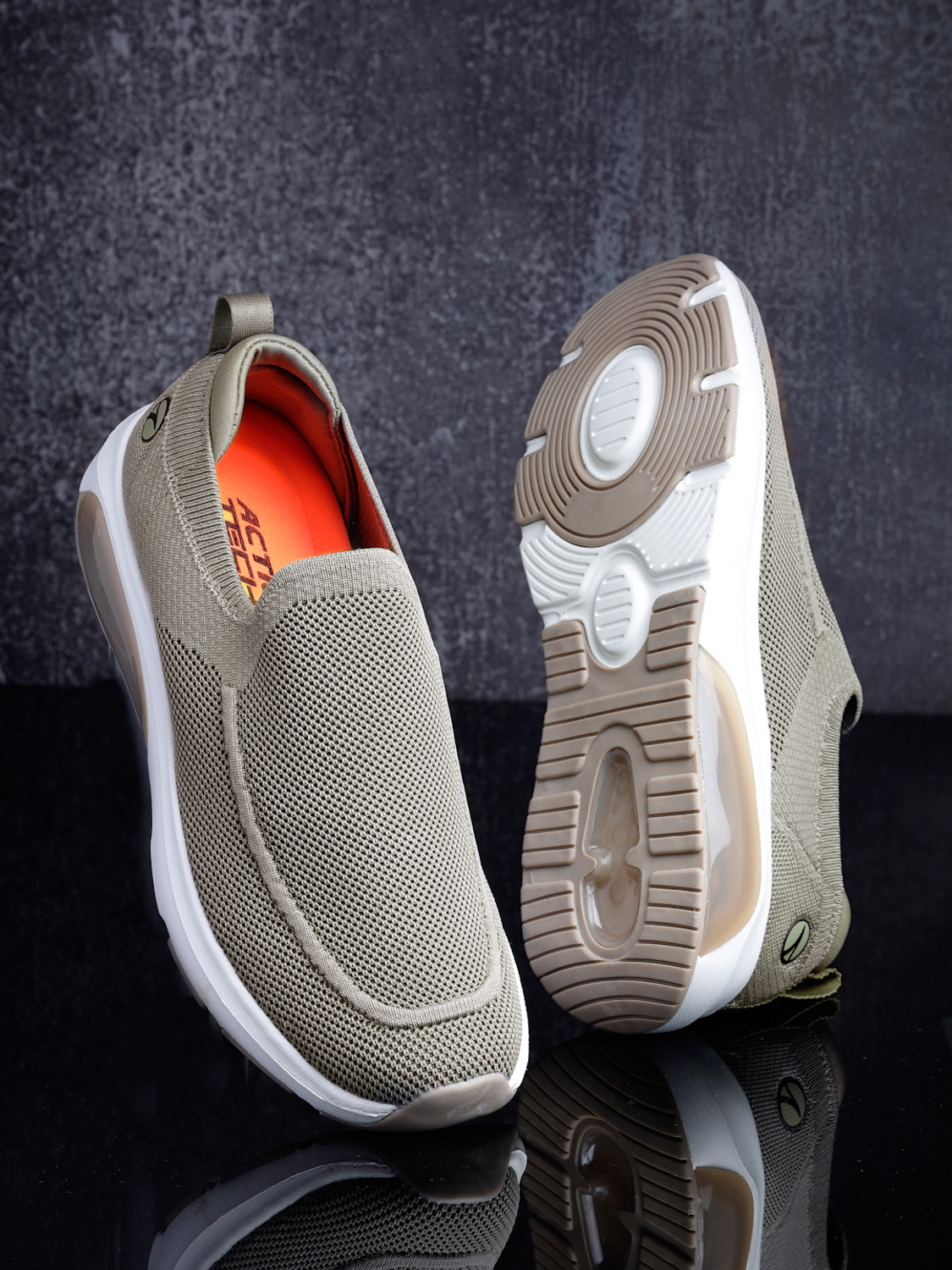 Image of action Lightweight Breathable Comfortable Durable Sports Slip On Walking Shoes For Men