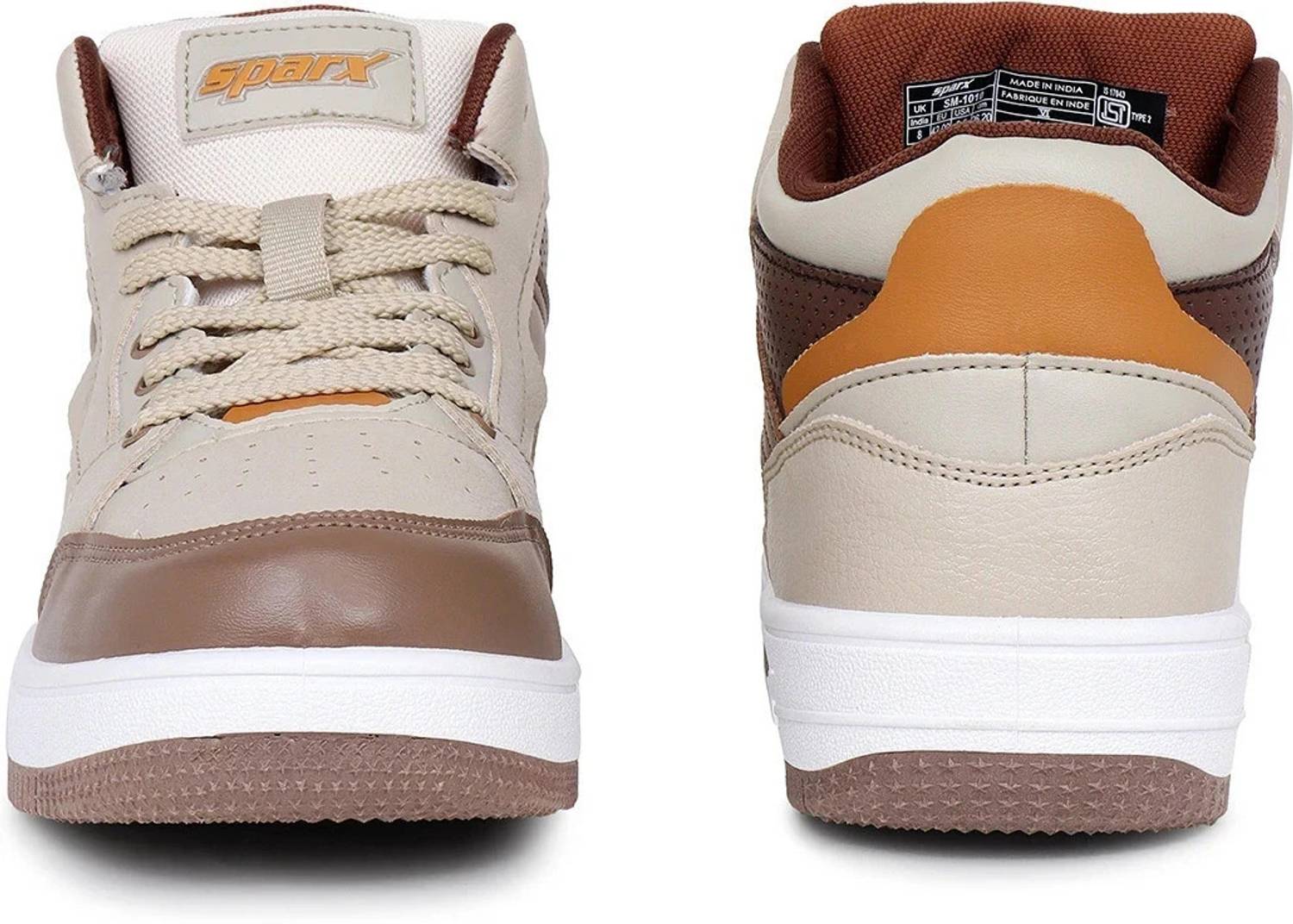 Sparx SM 1010 Beige Sneakers for Men - Image 3