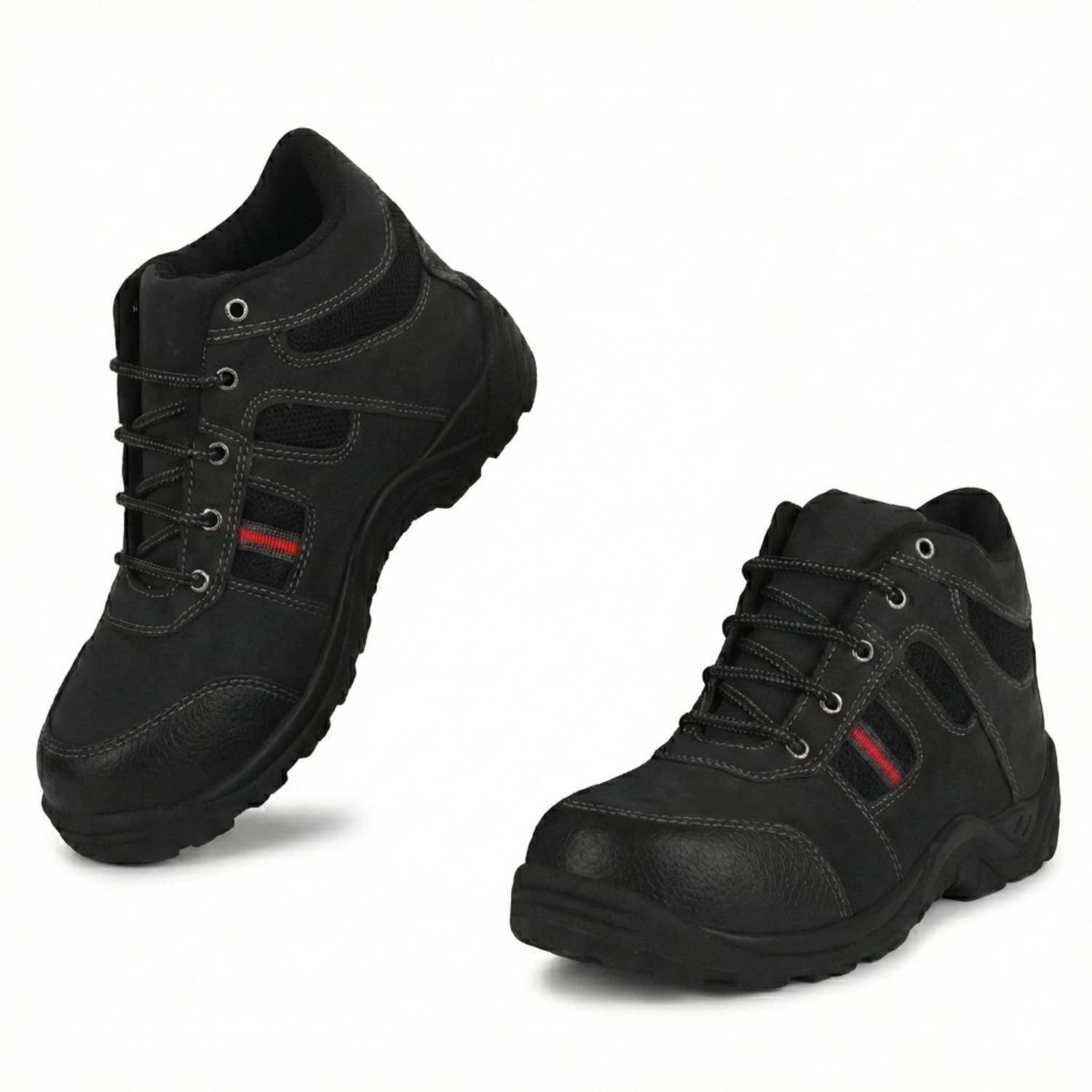 KISHIです Kizashi Steel Toe Synthetic Leather Safety Shoe Price in India