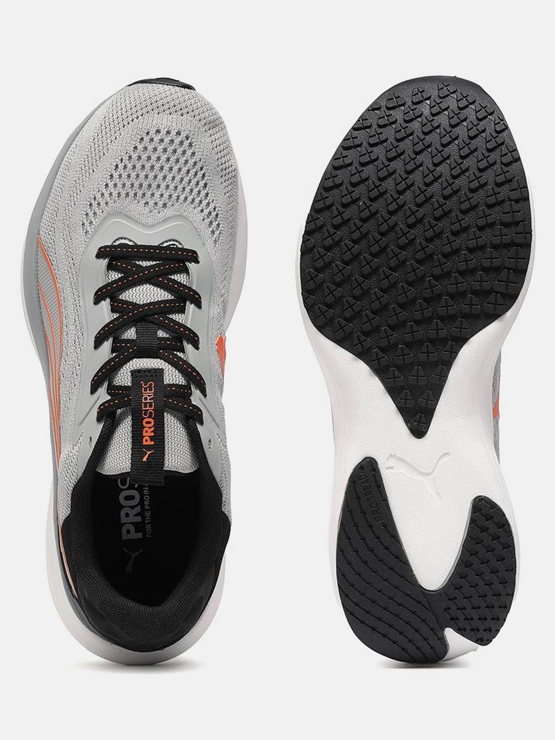 PUMA Galaxis Pro Gray Running Shoes For Men - Image 4