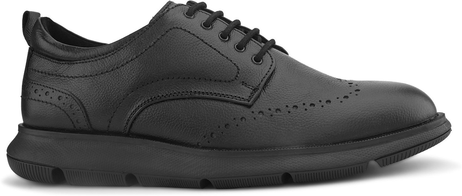 Image of VONTONY VT 605 Black Brogues For Men