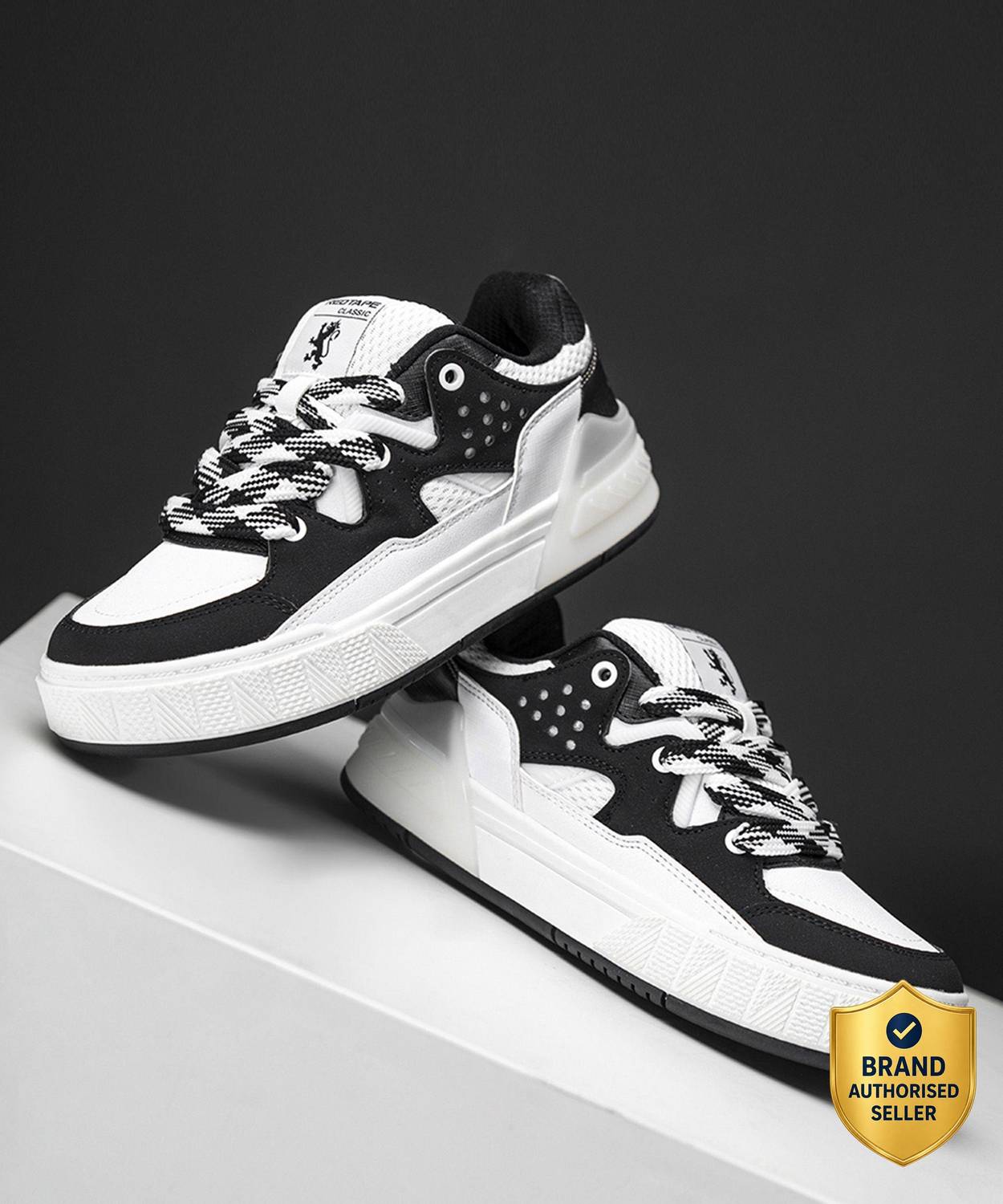 RED TAPE Men's Red Casual Sneakers - Image 1