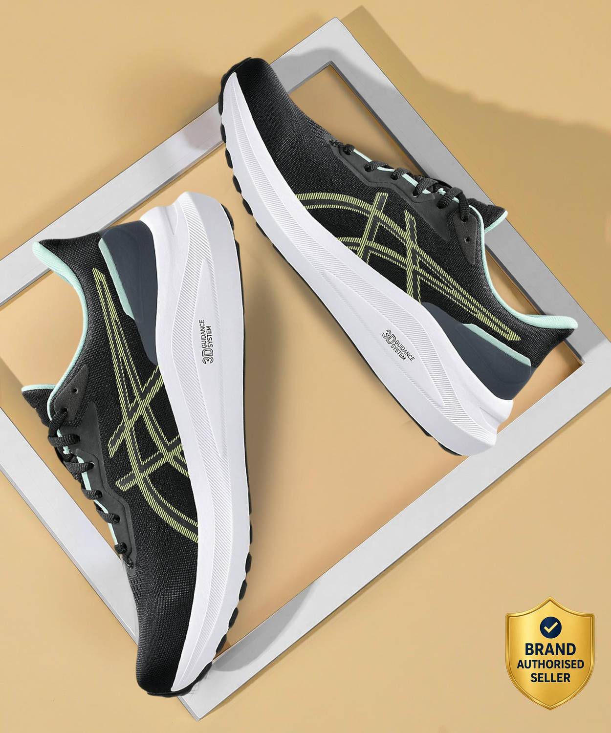 Asics GT-1000 13 Men's Yellow Sneakers - Image 1