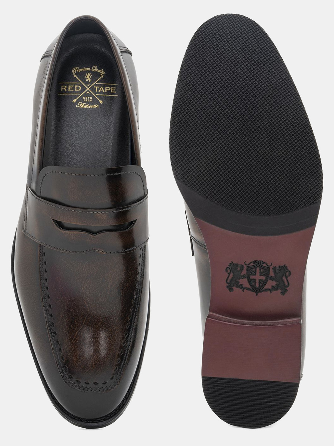 Image of RED TAPE Formal Loafers for Men | Timeless Office Elegance Slip On For Men