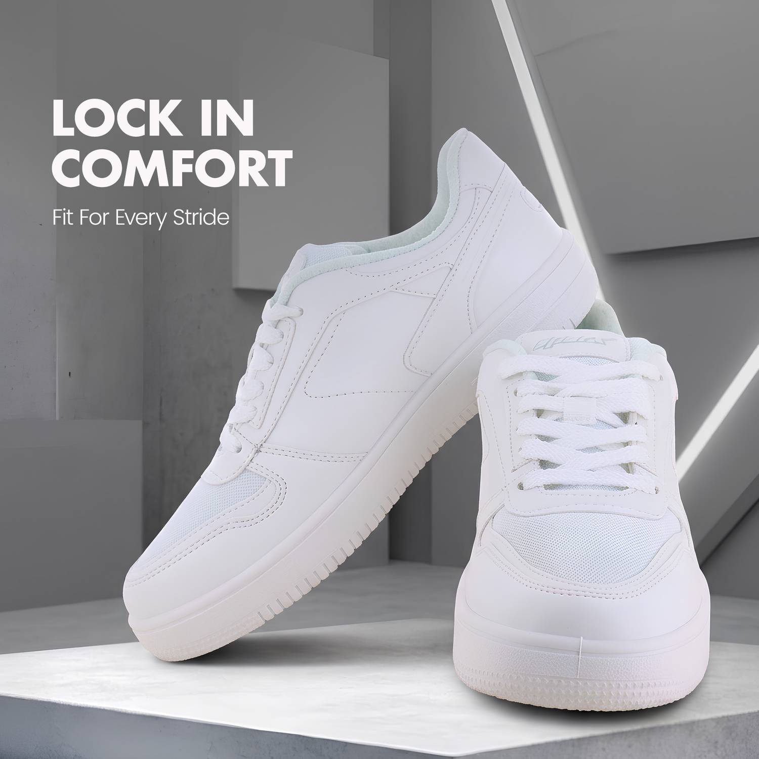 Sparx Men's White Sneakers 113g - Image 3