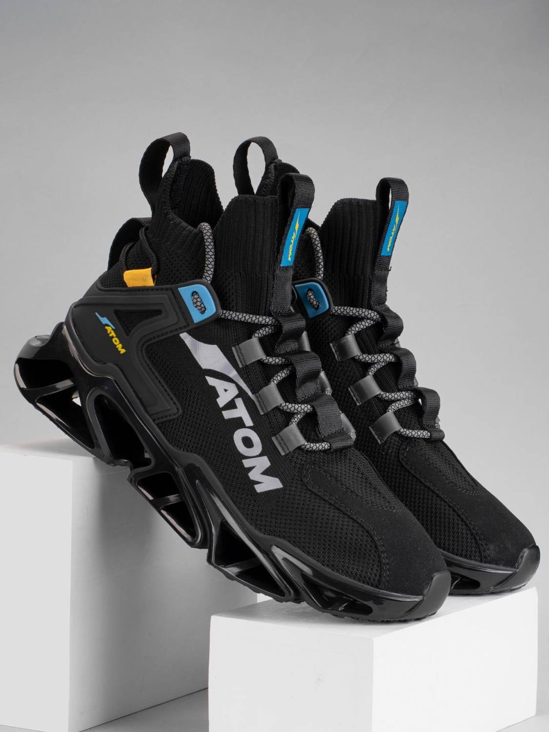 ATOM Hollow Man Sneakers For Men Black - Image 2