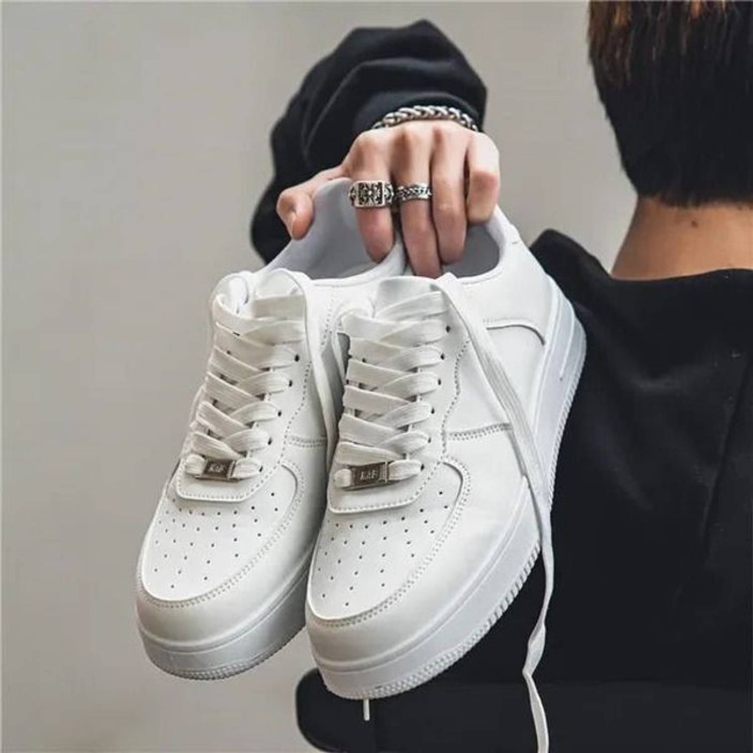 MODESTINE White Sports Shoes for Men - Image 1