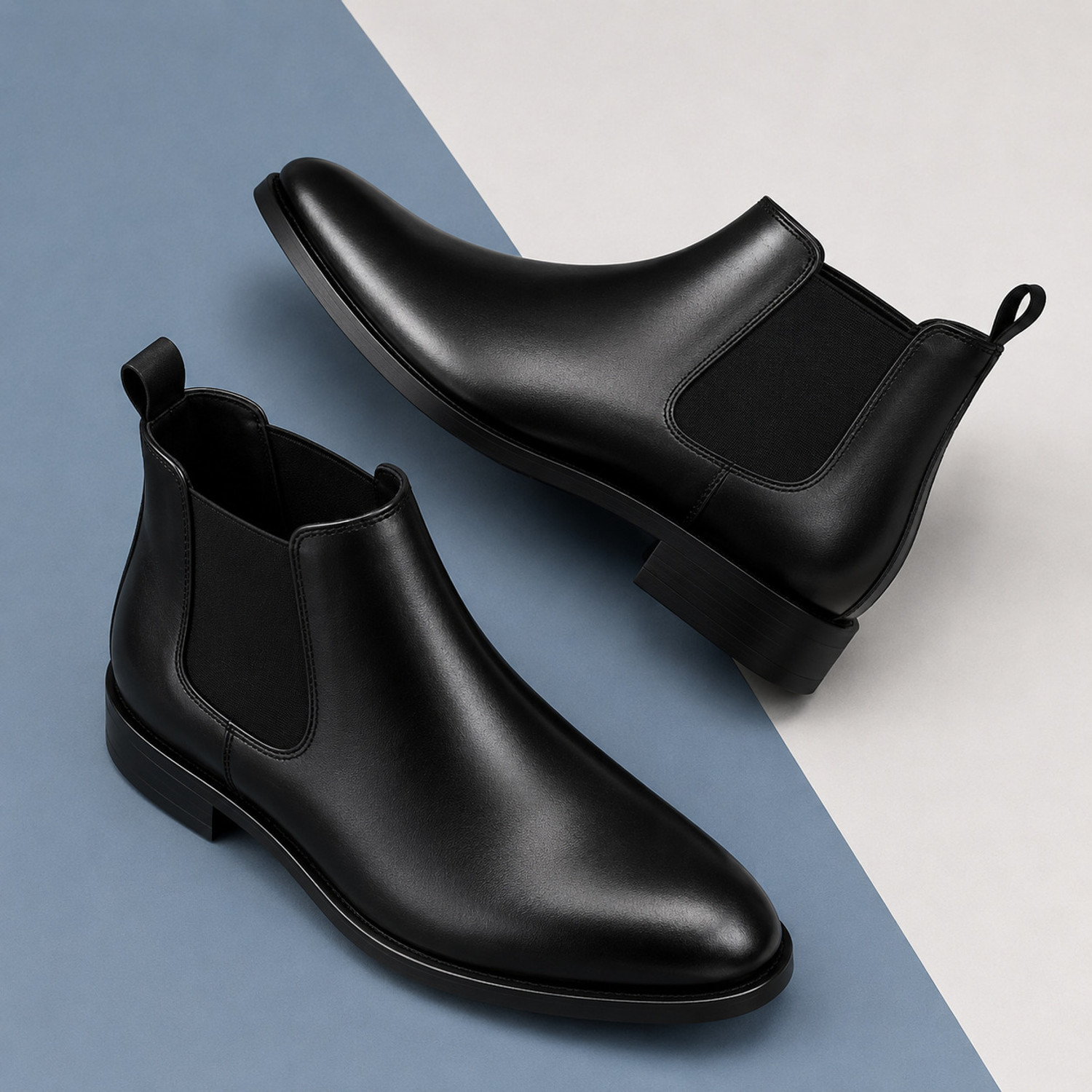 Image of BOLTVELOCITY Classic Chelsea Boots For Men