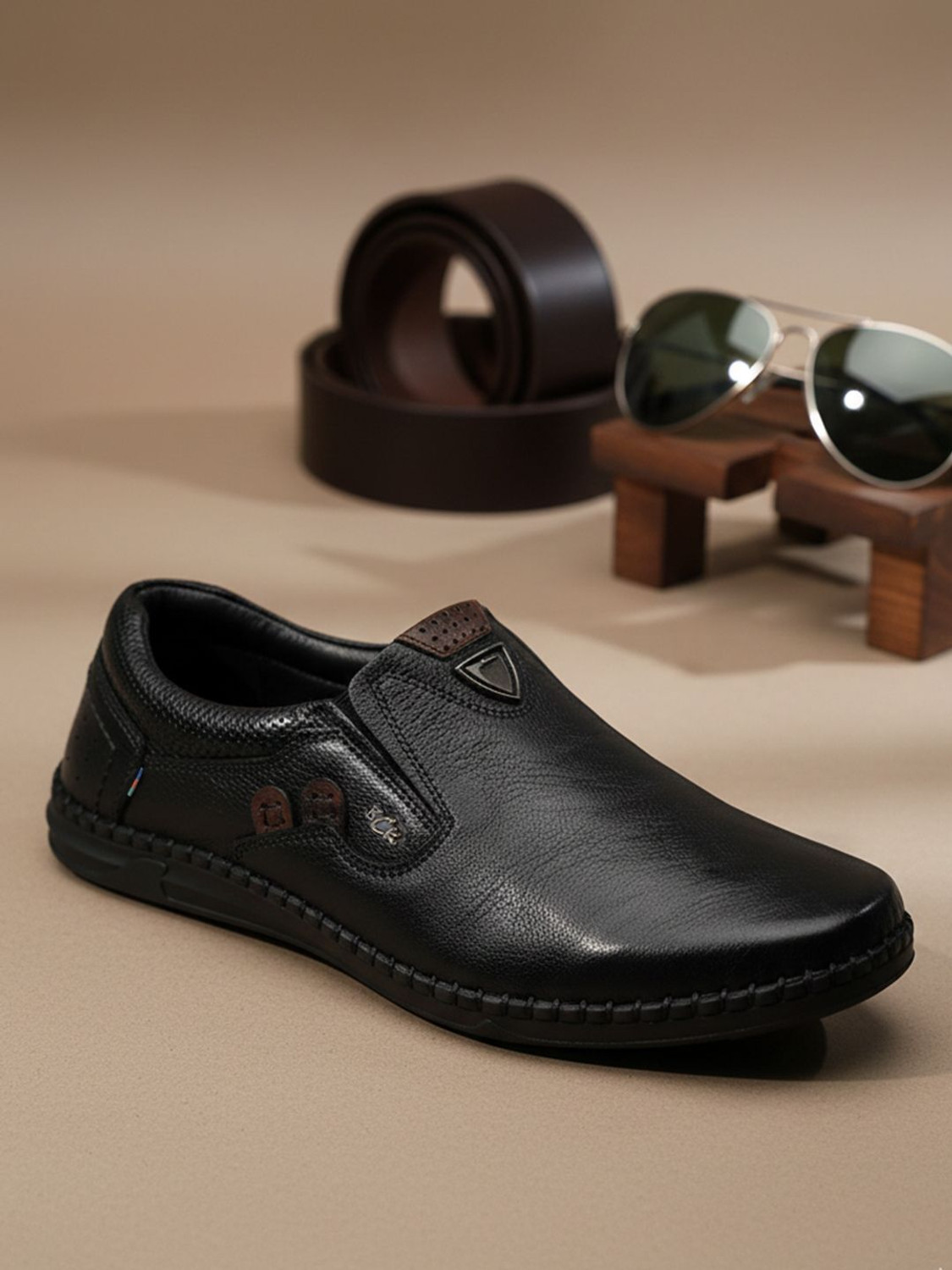 Image of BUCKAROO Genuine Leather Casual Loafer Casuals For Men