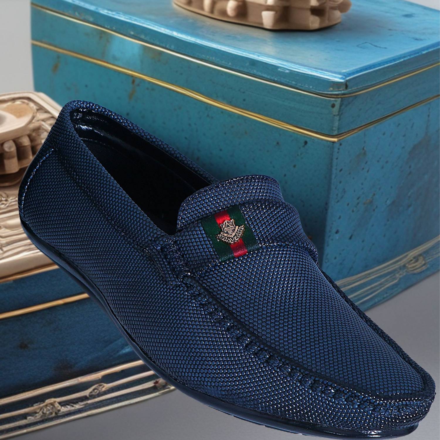CANIS KIWIS Shiny Partywear Casual Loafers For Men Loafers For Men
