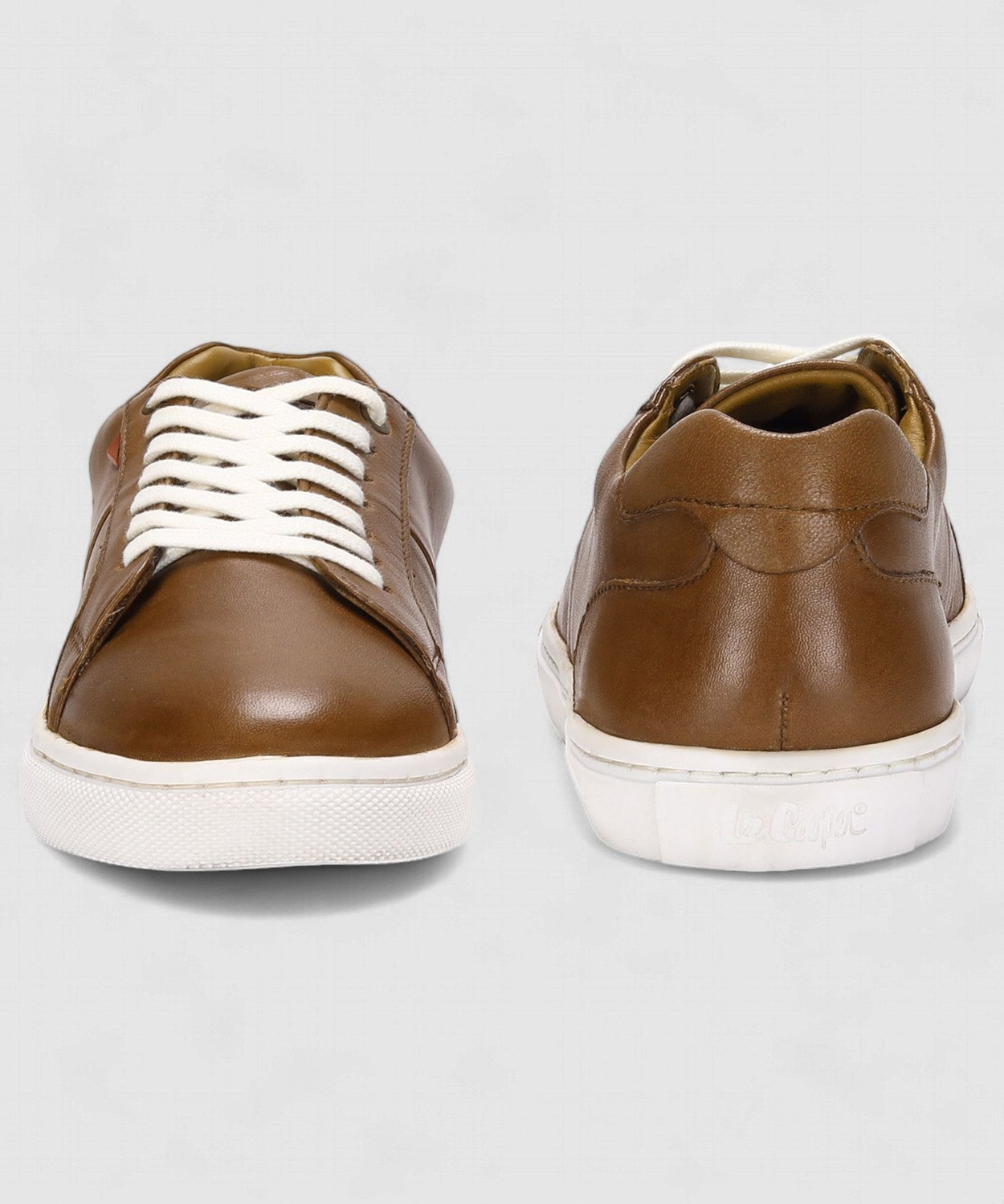 Image of LEE COOPER Leather Casual Lace-Up Stylish Lightweight and Comfortable Daily Wear Slip On For Men