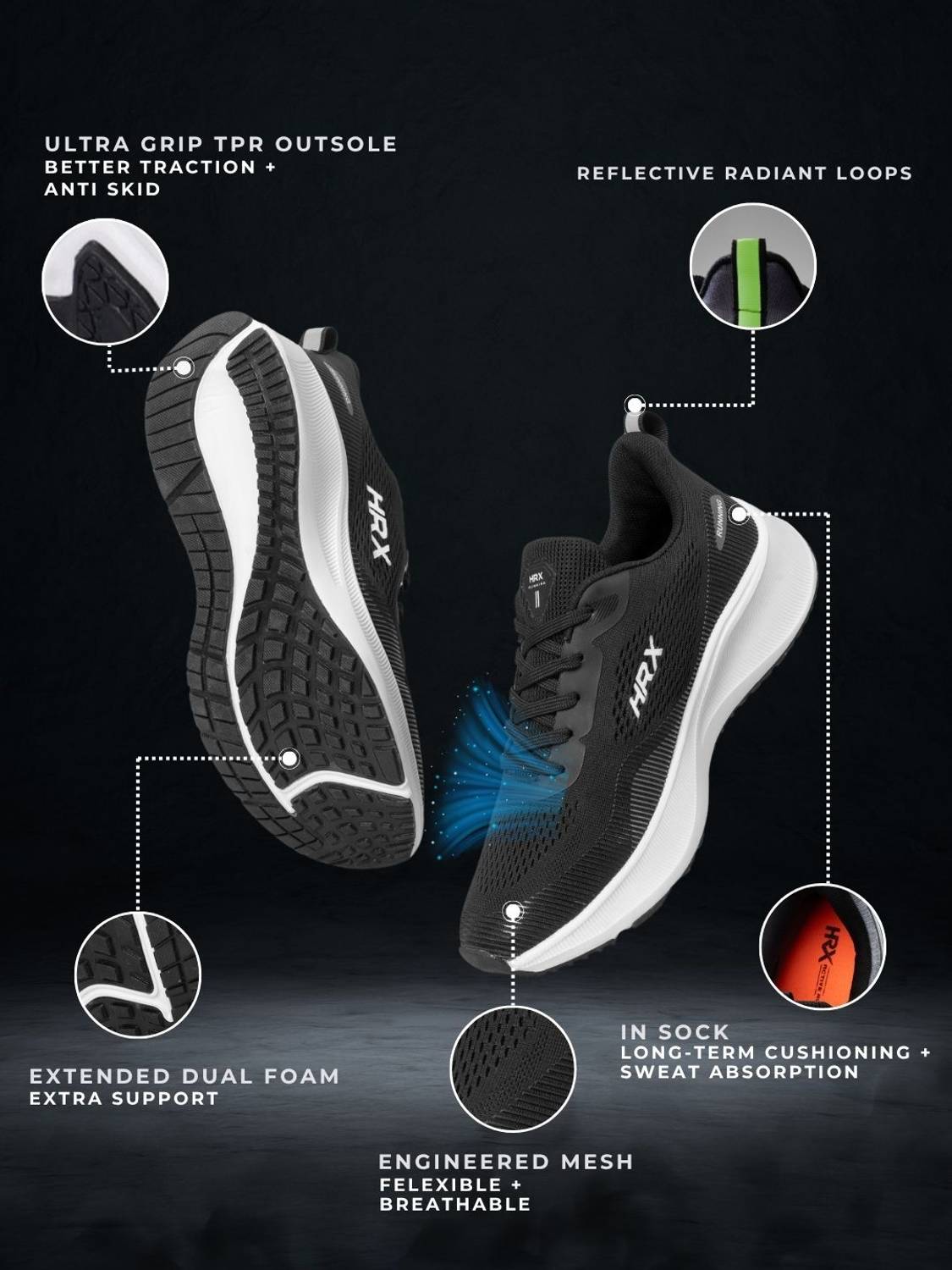 HRX by Hrithik Roshan HRX Running Shoes for Men - Image 2