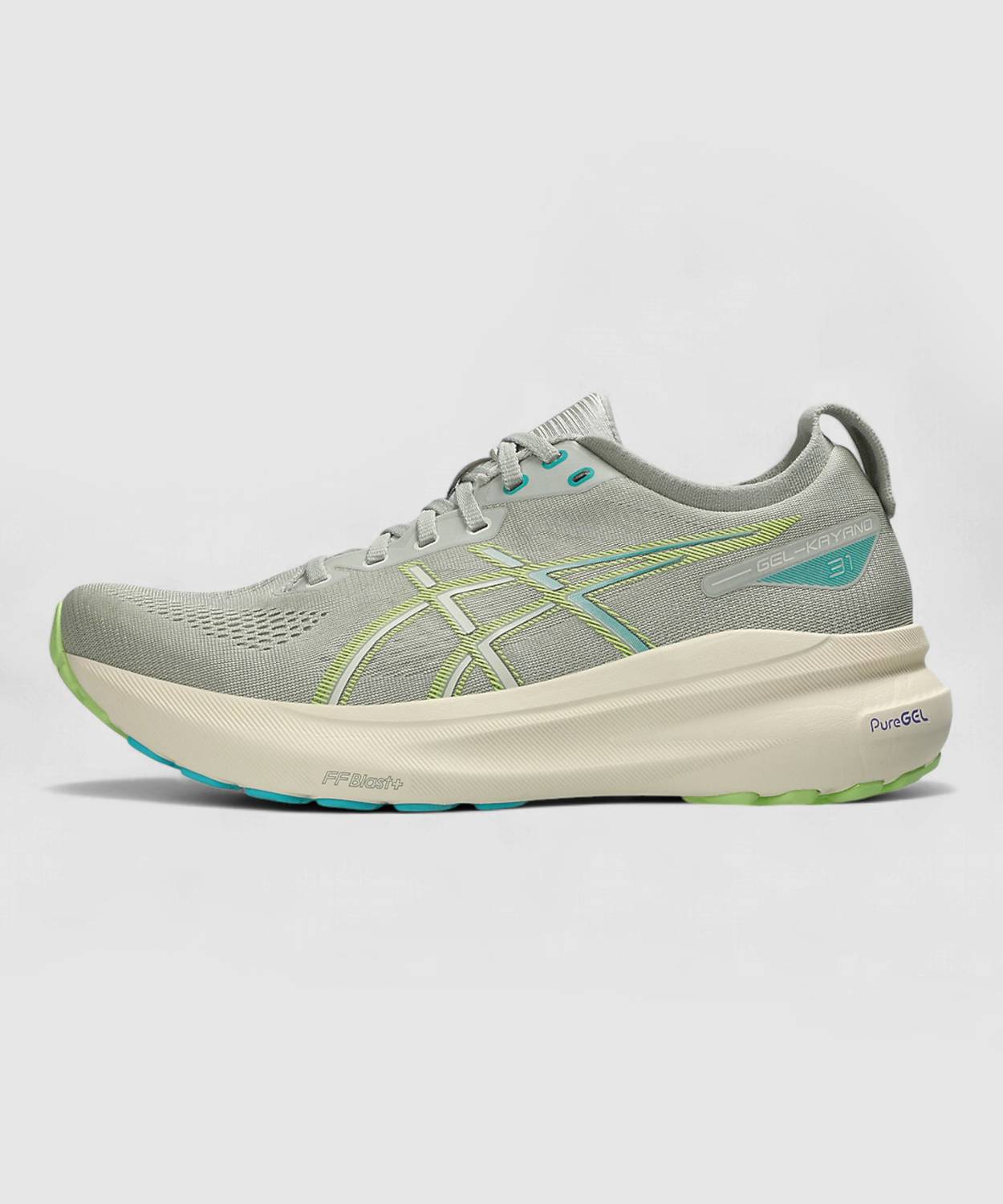 Asics GEL-KAYANO 31 Men's Green Running Shoes - Image 4