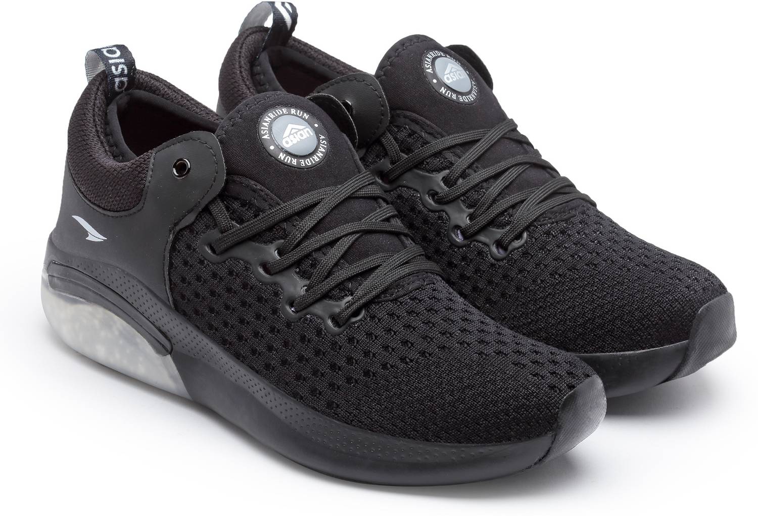 asian Rider-01 Black Men's Running Shoes - Image 3