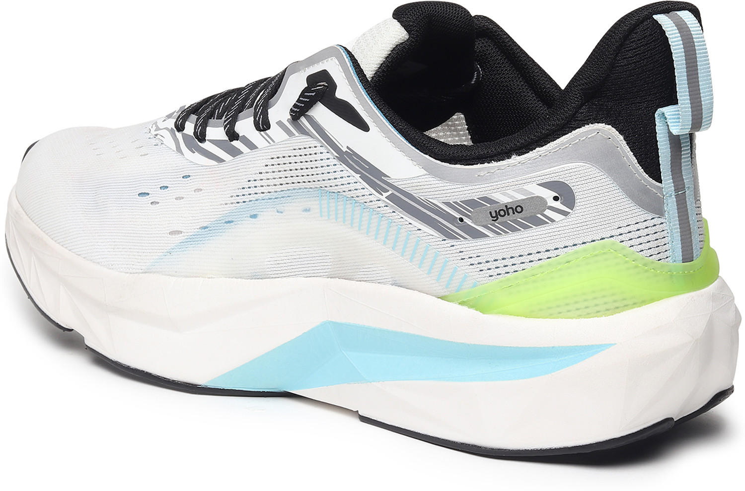 Image of yoho Pitstop-1100 Sports Shoes | Cushioned ,Breathable Upper & Shock Absorption Sole Walking Shoes For Men