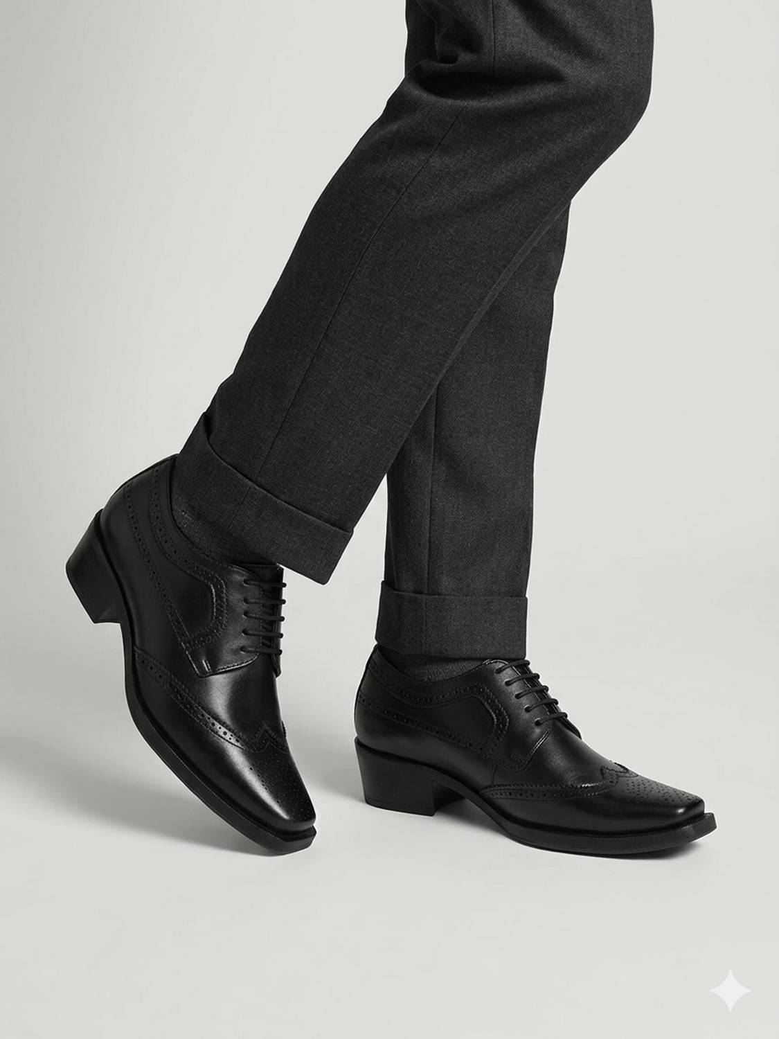 SiR CORBETT Men's Brogue Height Increasing Shoes