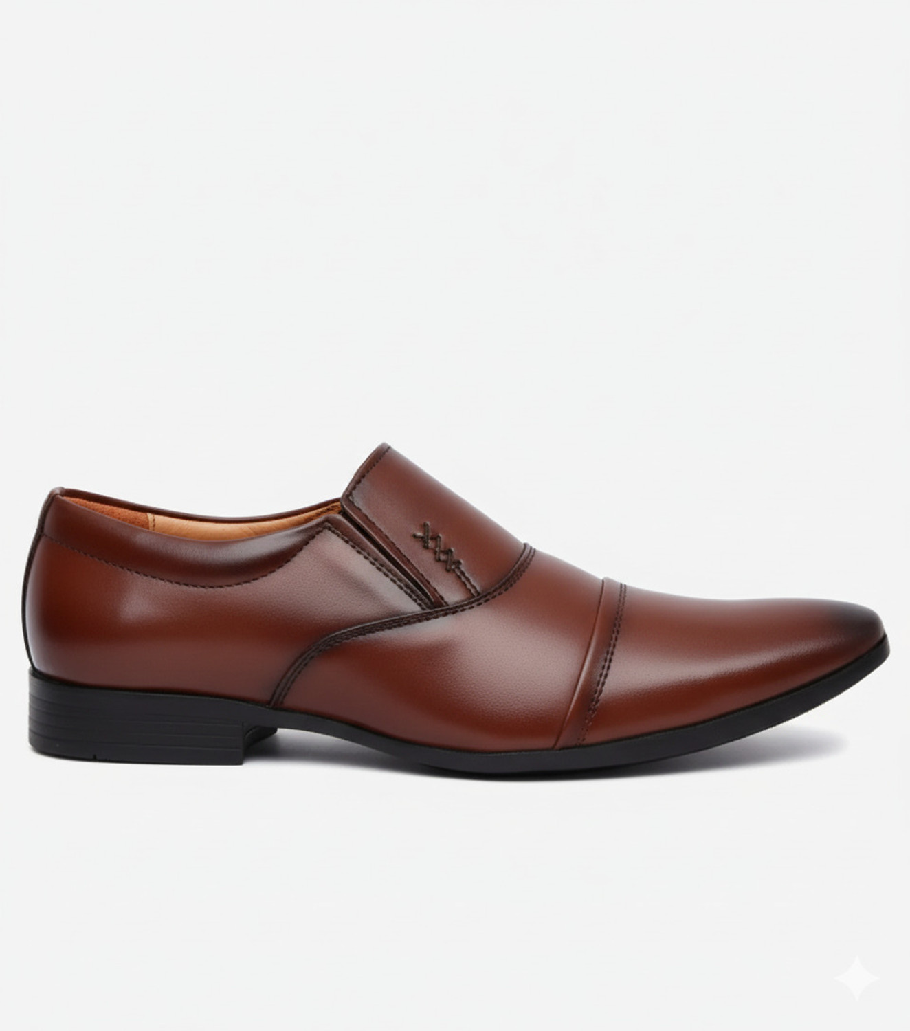 Image of kickonus Brown Slipon Officewear Dailywear Formal Mocassin For Men