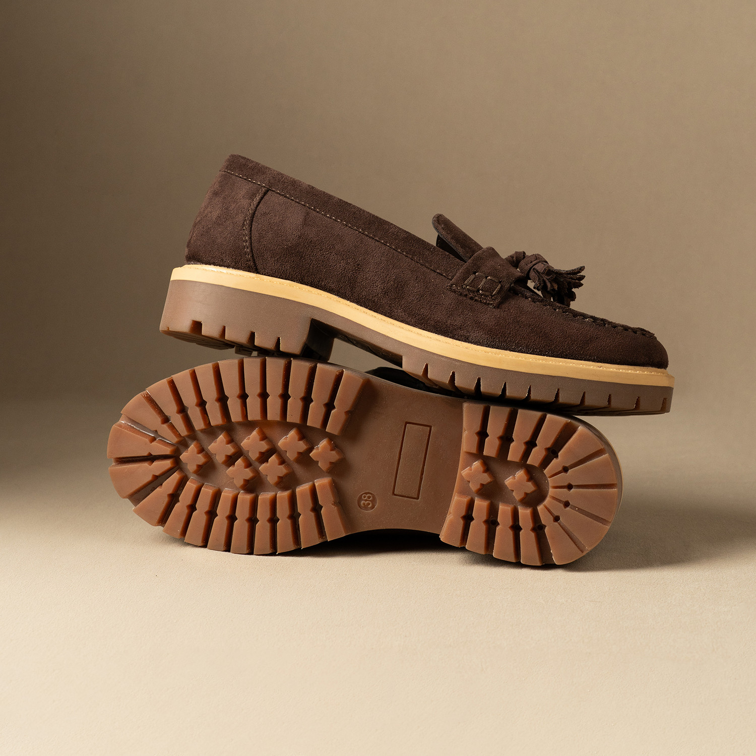Image of Theater Suede Loafers Loafers For Women