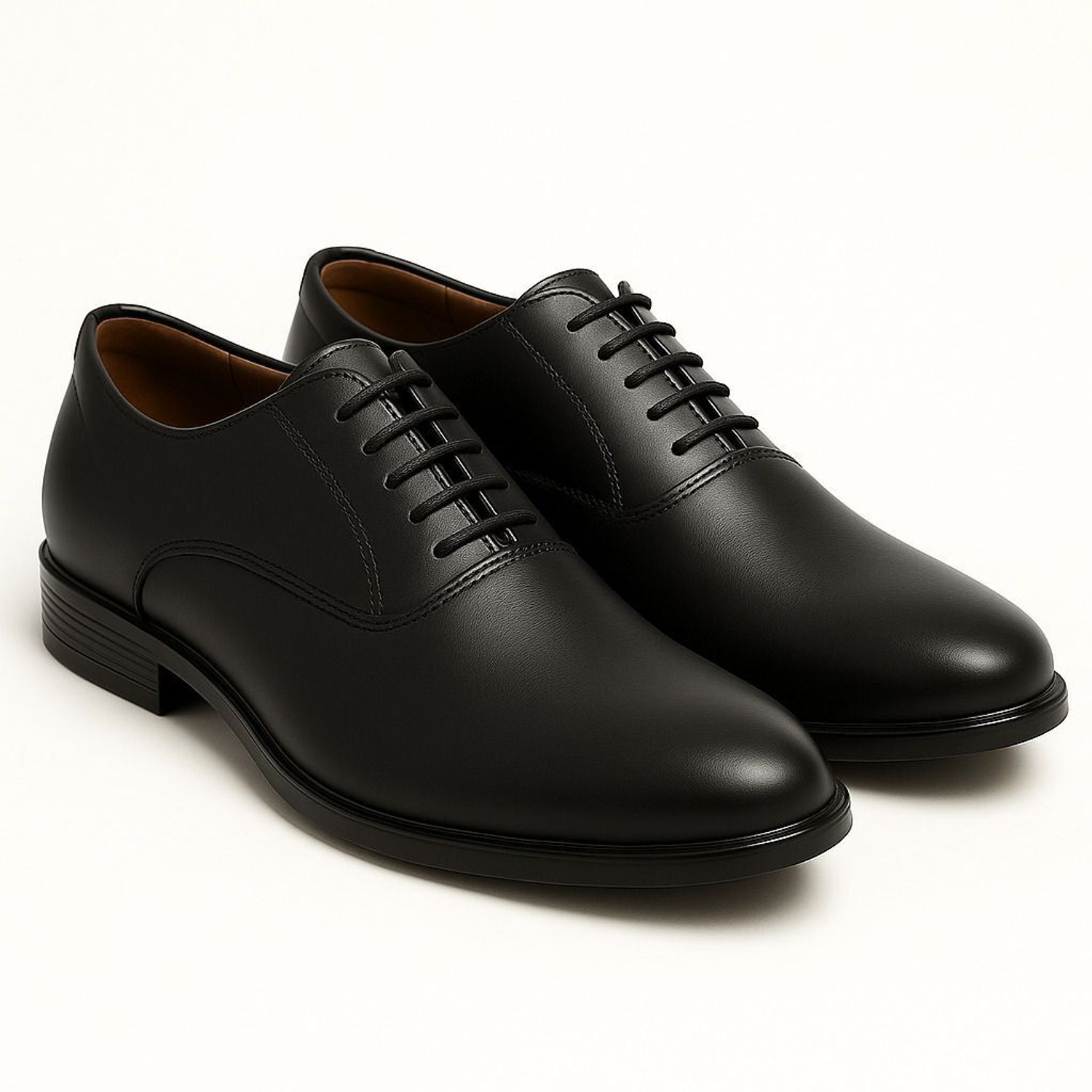 Image of Connolly Premium Leather Black Formal Shoes Lace-Up for Men Oxford For Men