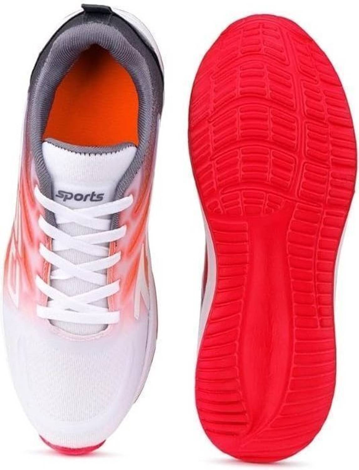 VIZYTRIC Stylish Men's Running Shoes Red - Image 3