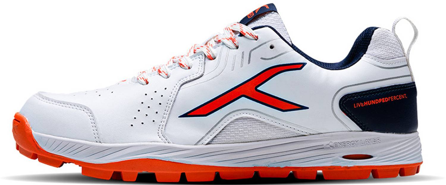 Hundred Pitch Force Cricket Shoes White - Image 2