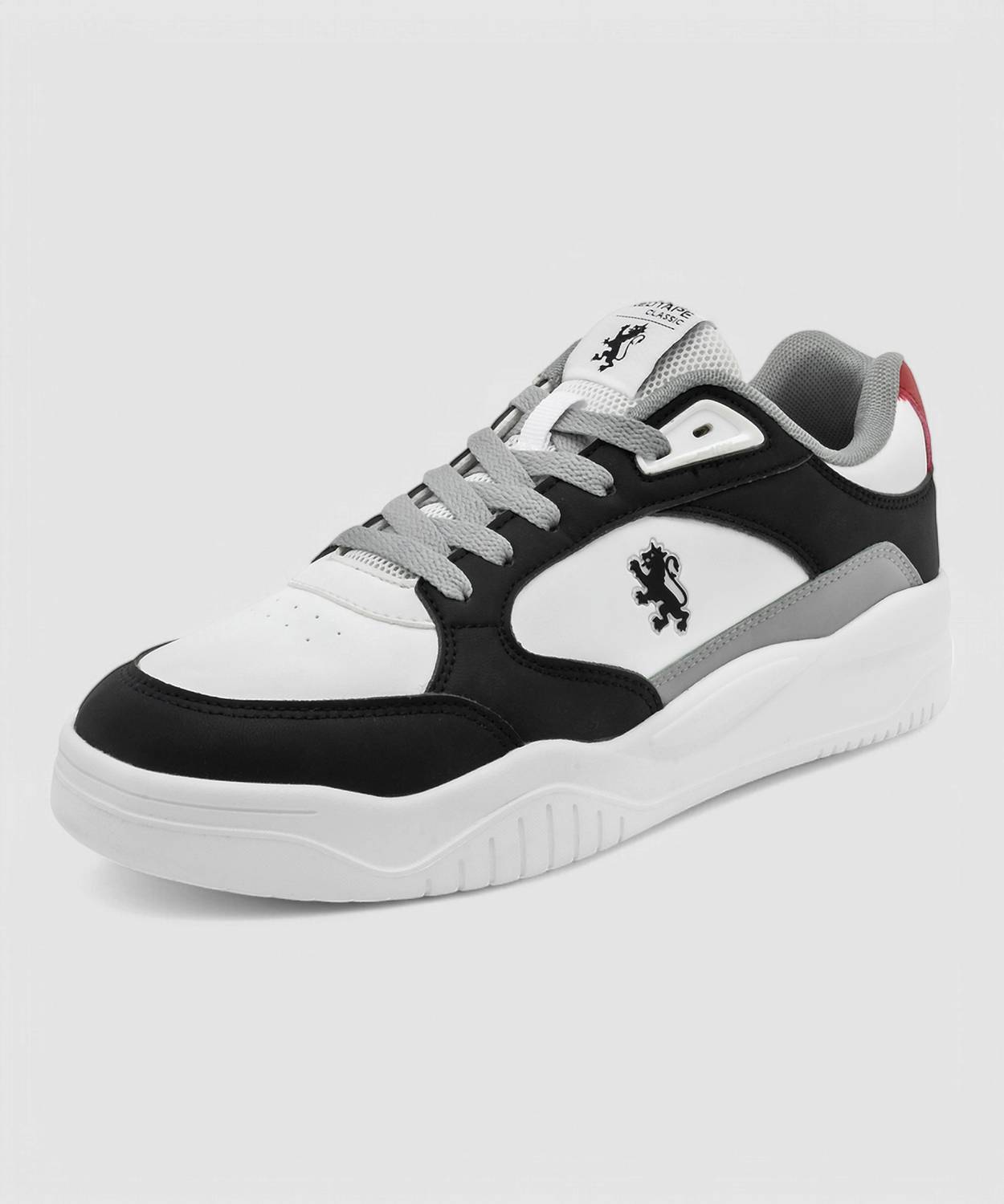 RED TAPE Black and White Shoes for Men - Image 4