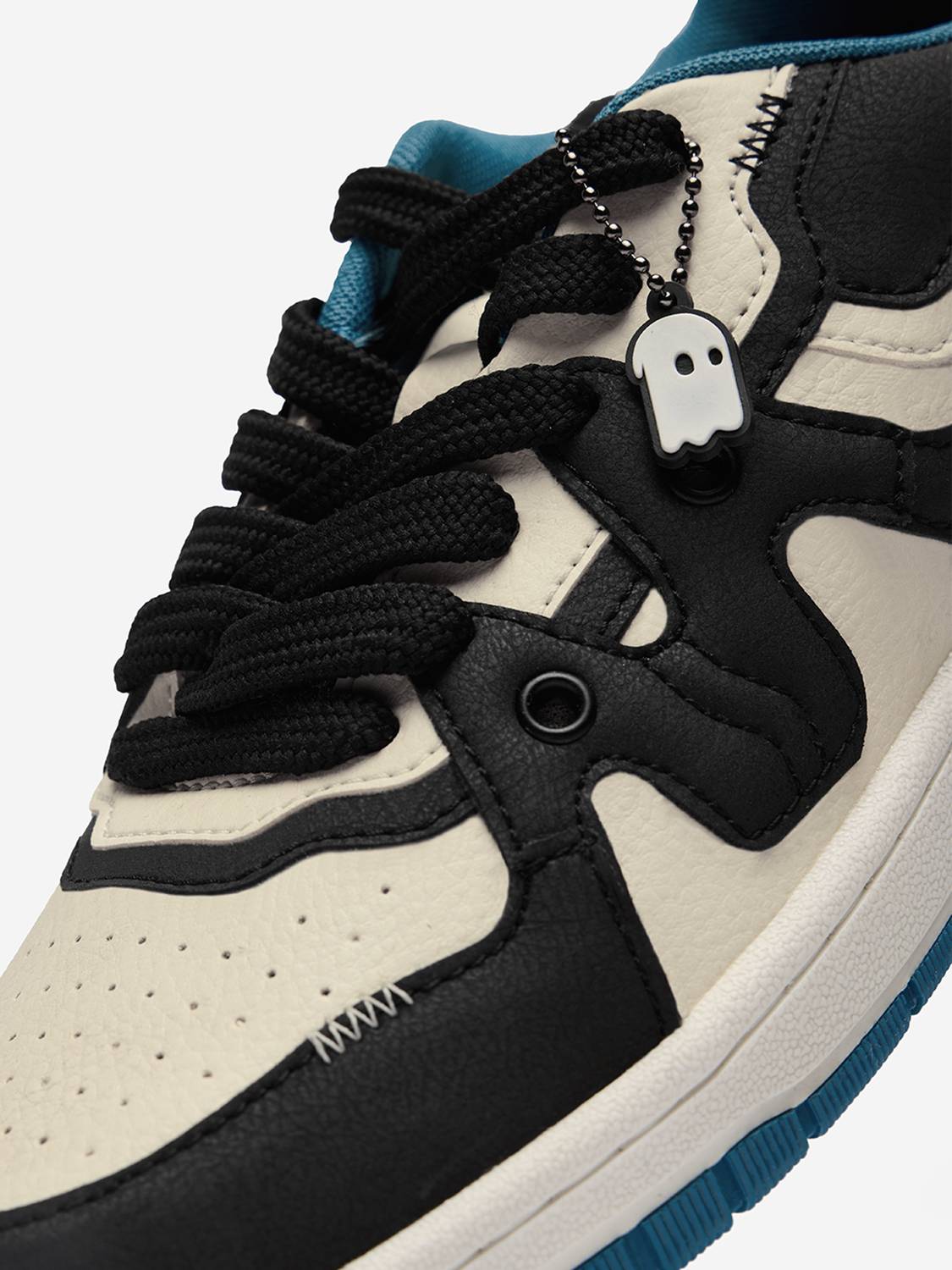 The Souled Store Urban Blaze Court Blue Sneakers - Image 4