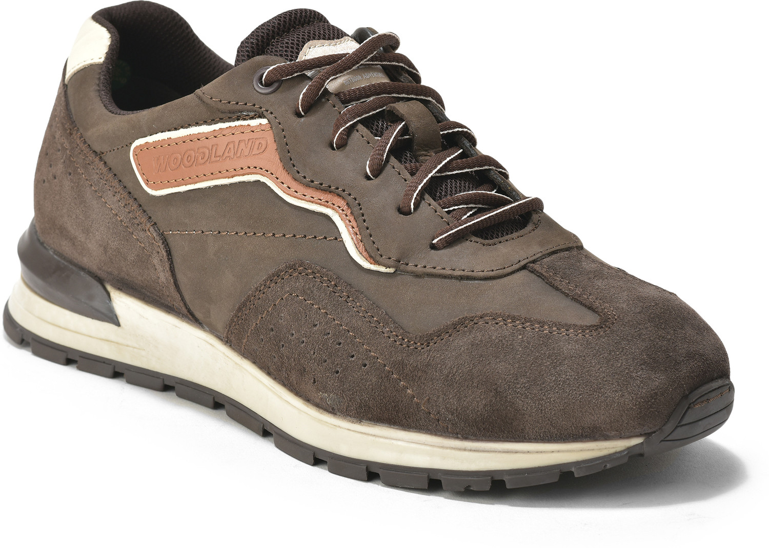 Image of WOODLAND Lace Up Lightweight Breathable Comfortable Daily Use Casuals For Men