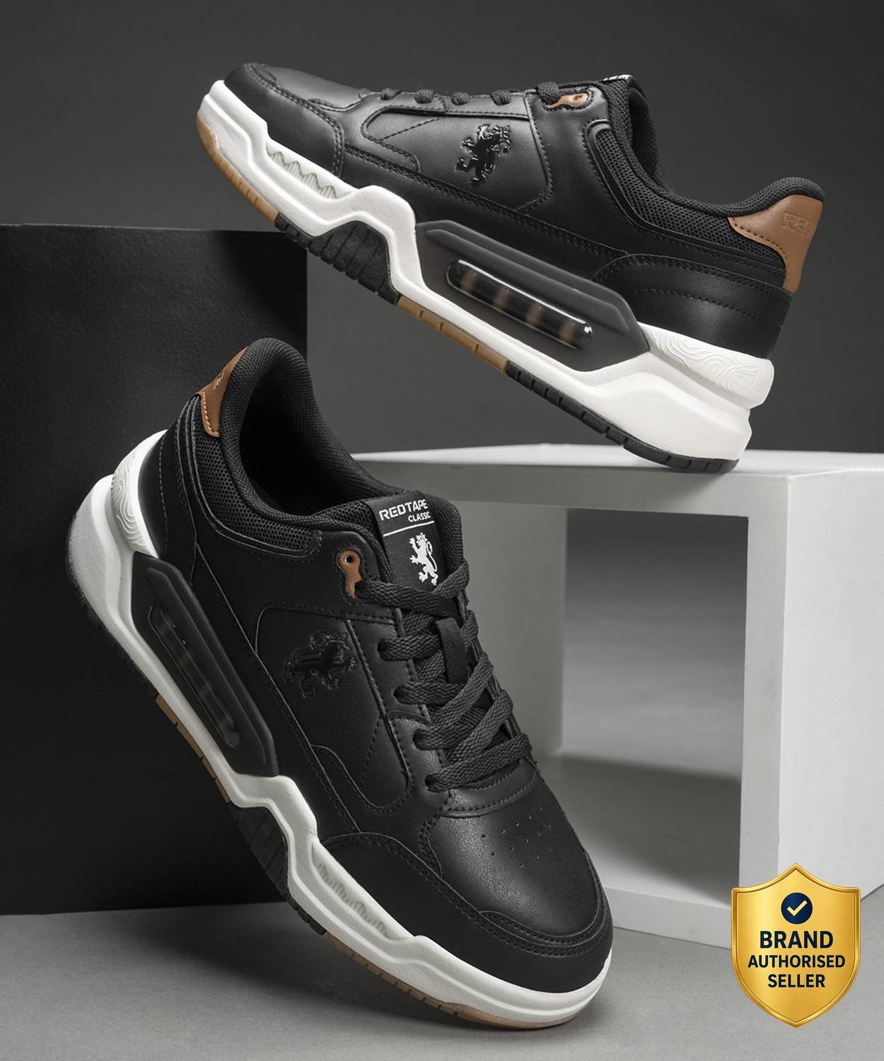 との RED TAPE Casual Sneaker Shoes for Men | Elegantly Rounded Front