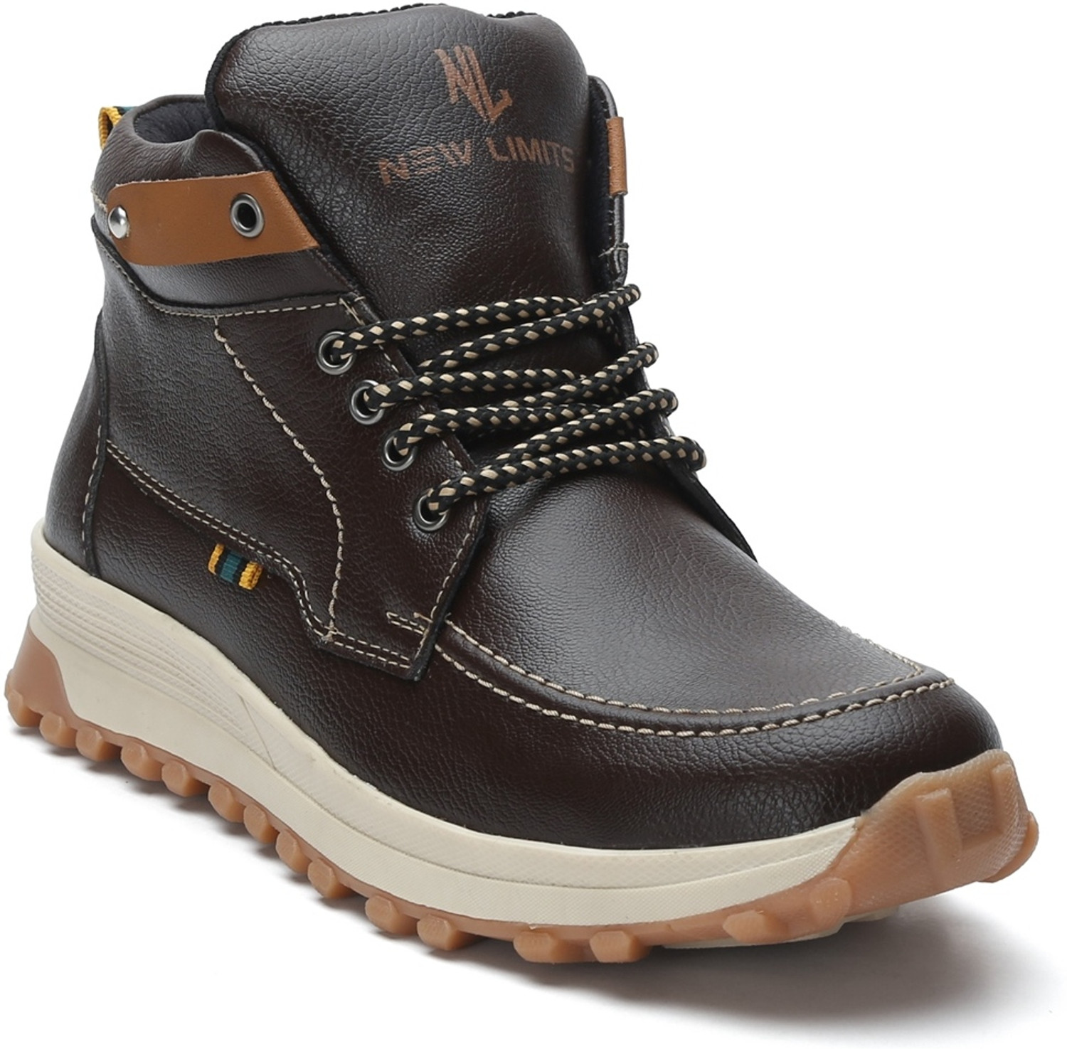 Image of NEW LIMITS Grip Casual Boots For Men | Synthetic Leather | Anti-Slip Sole Boots For Men