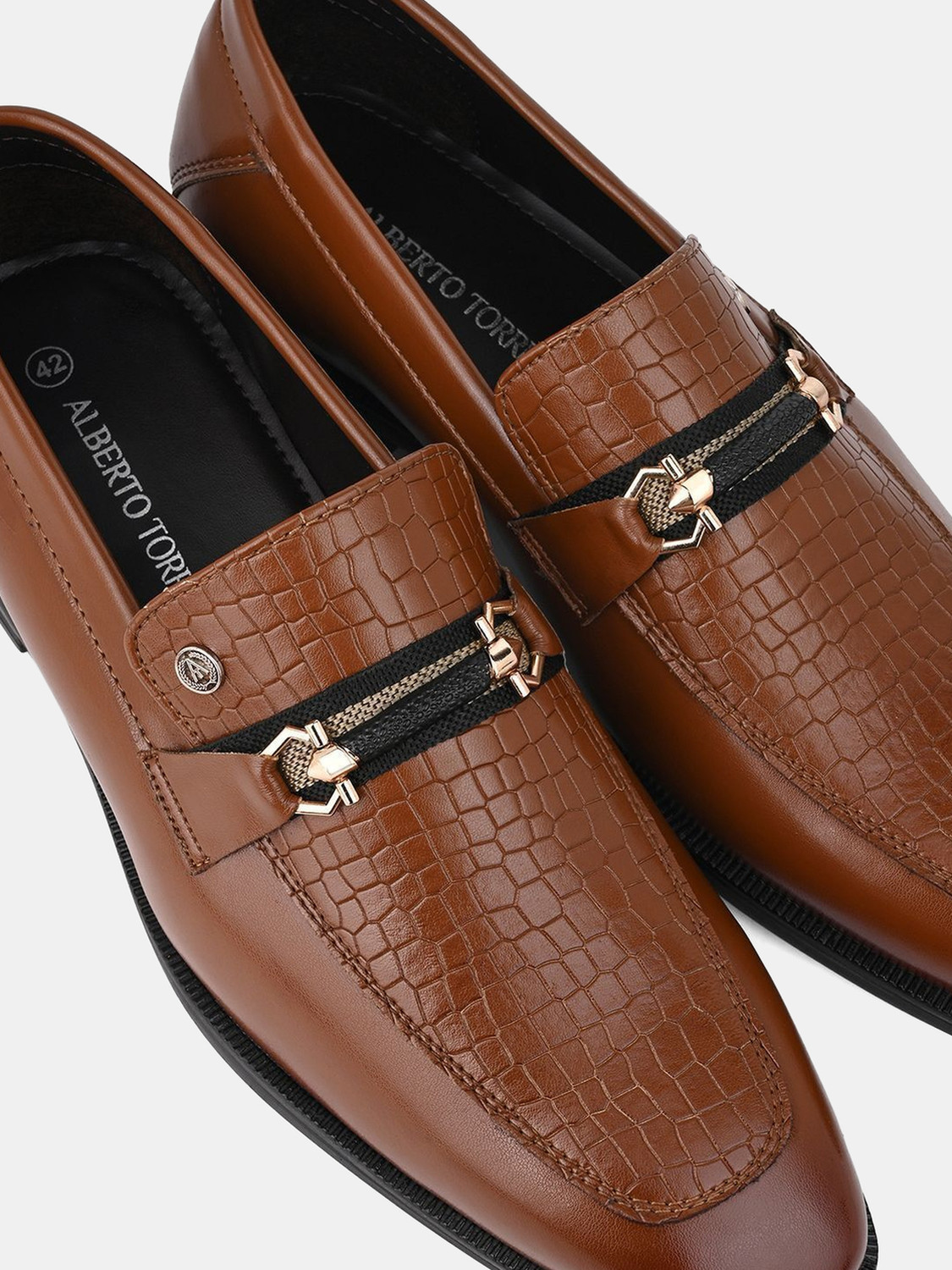 Image of ALBERTO TORRESI Men's CALABRIA HUNGARY SERIES 695 Mocassin For Men Mocassin For Men