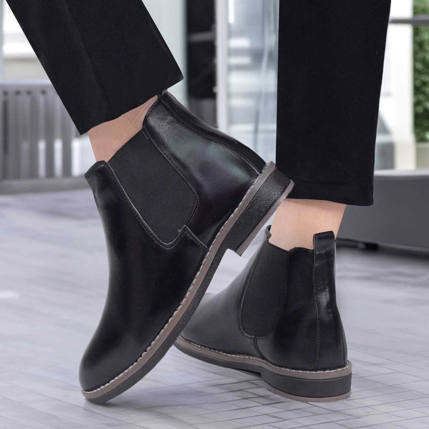 Image of MODESTINE Men's Casualwear Comfortable Casual Outdoor Stylish Chelsia Boots For Men