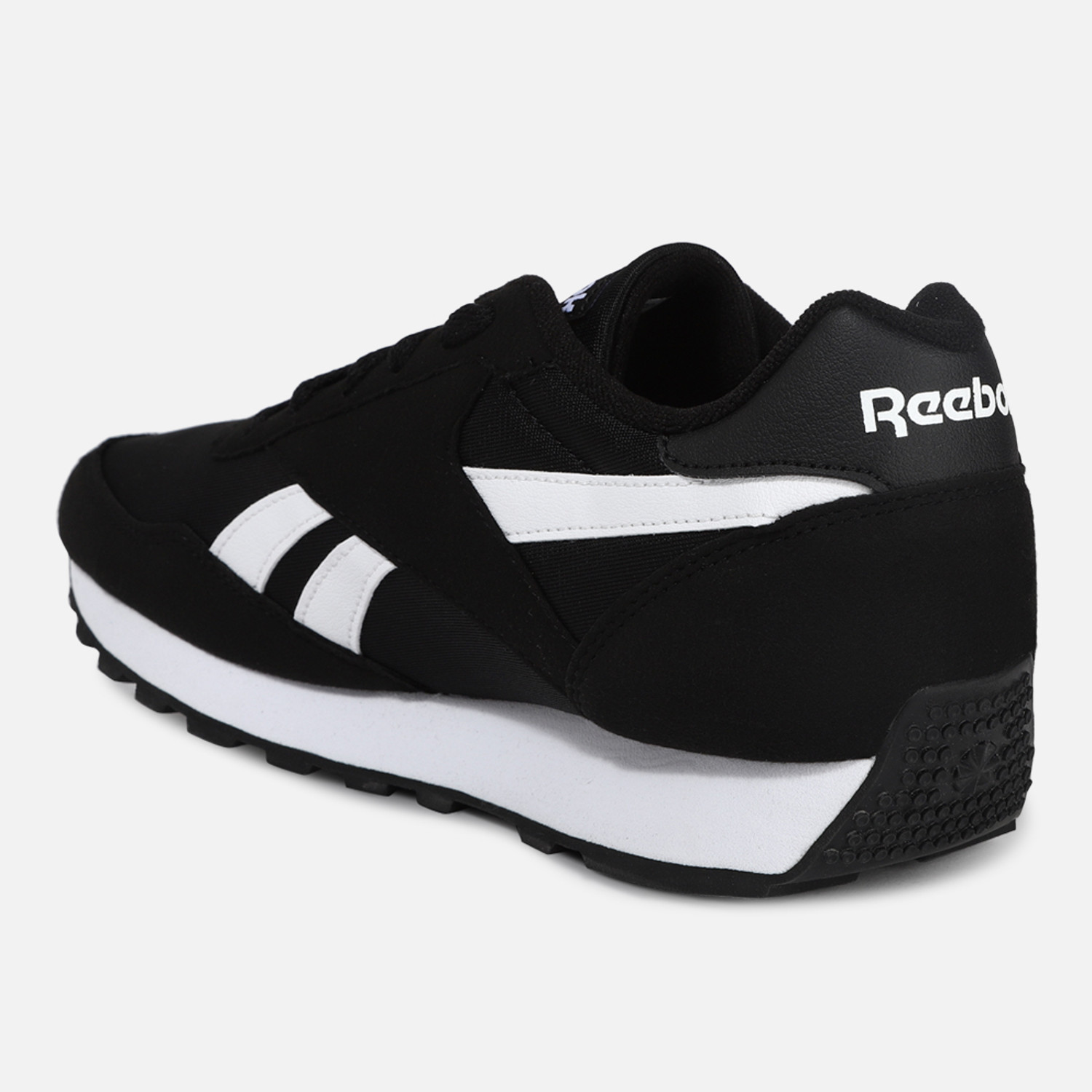 Image of REEBOK REEBOK REWIND RUN CBLACK WHITE CBLACK Running Shoes For Men