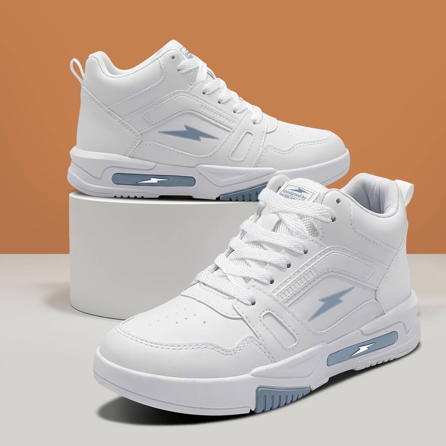 BRUTON SneekX Premium Lace-Up High Tops - Image 1