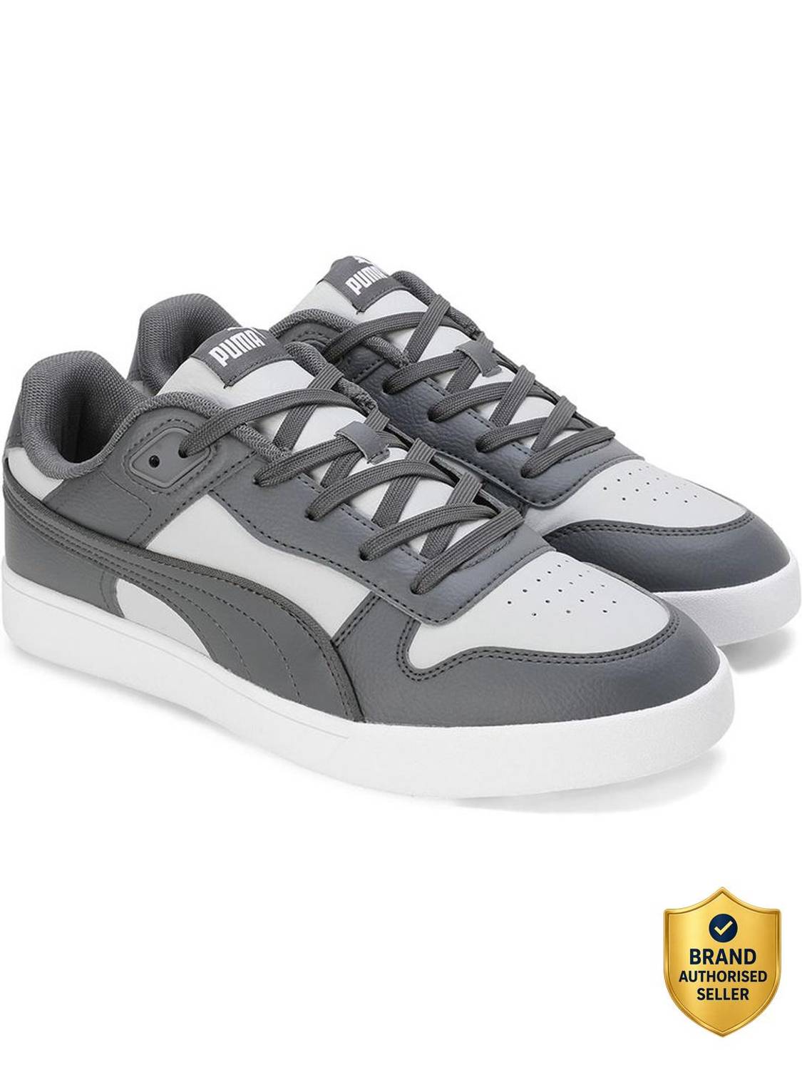 PUMA Court Gamer Gray Sneakers For Men - Image 1