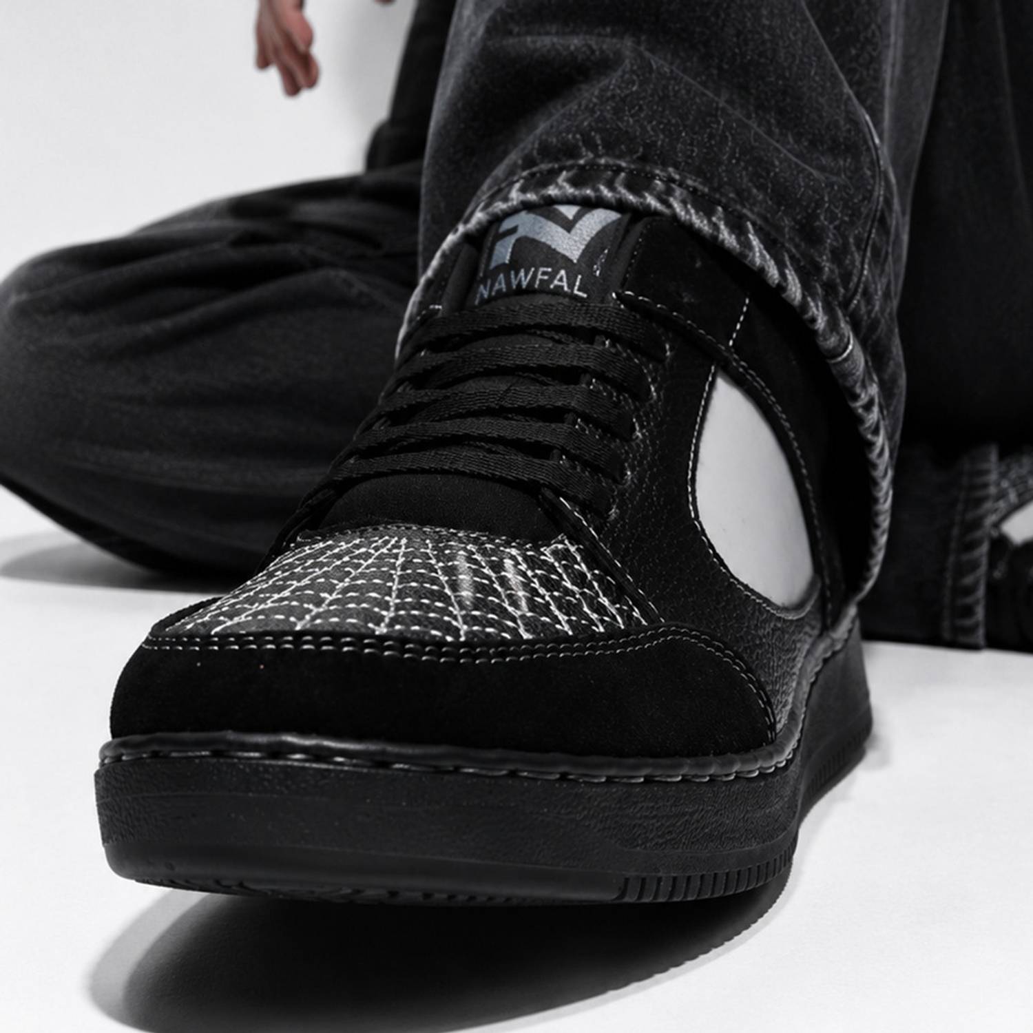 Nawfals Black Spidy Limited Edition Sneakers - Image 3