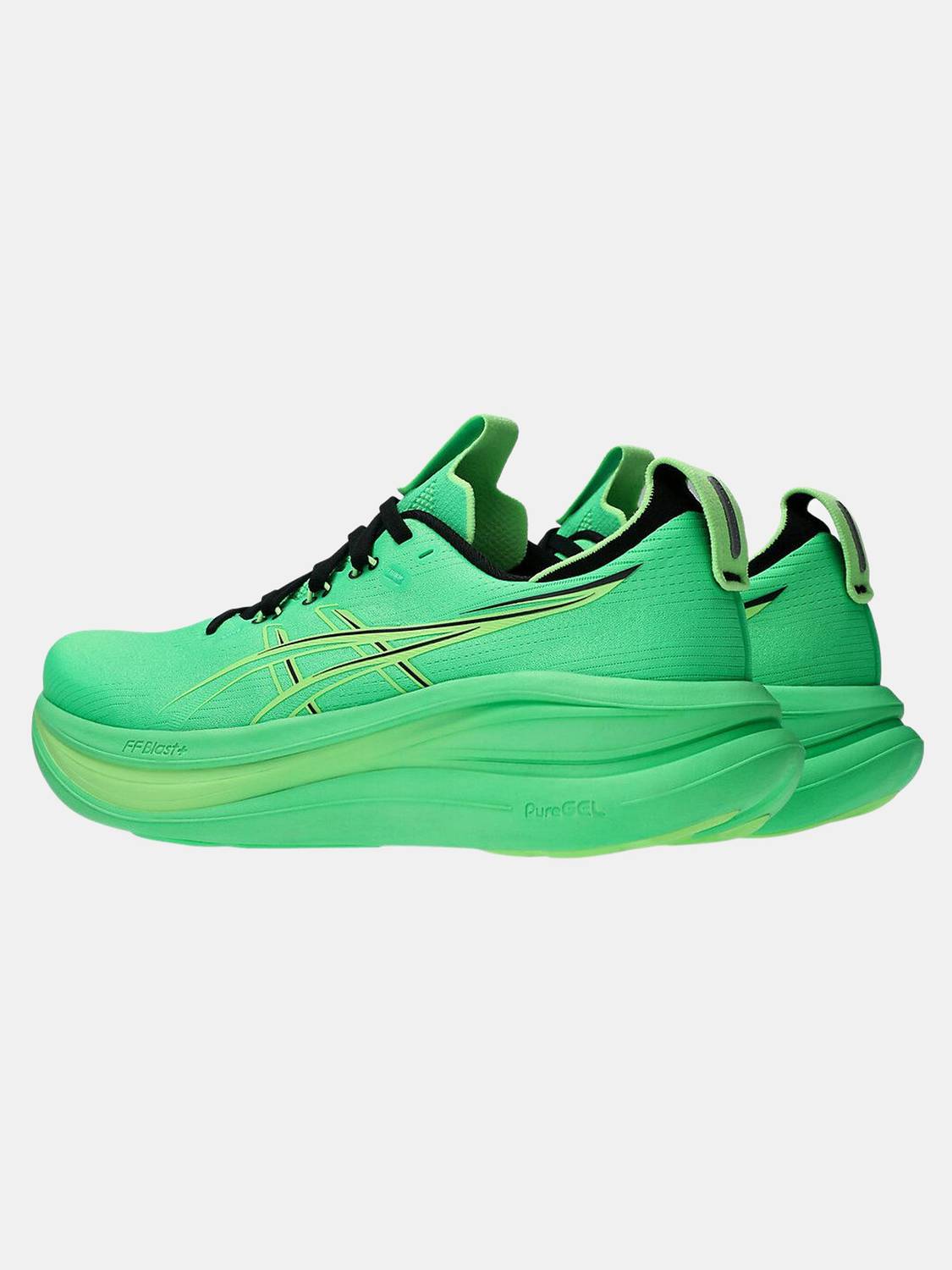 Asics GEL-NIMBUS 28 Men's Running Shoes Green - Image 5