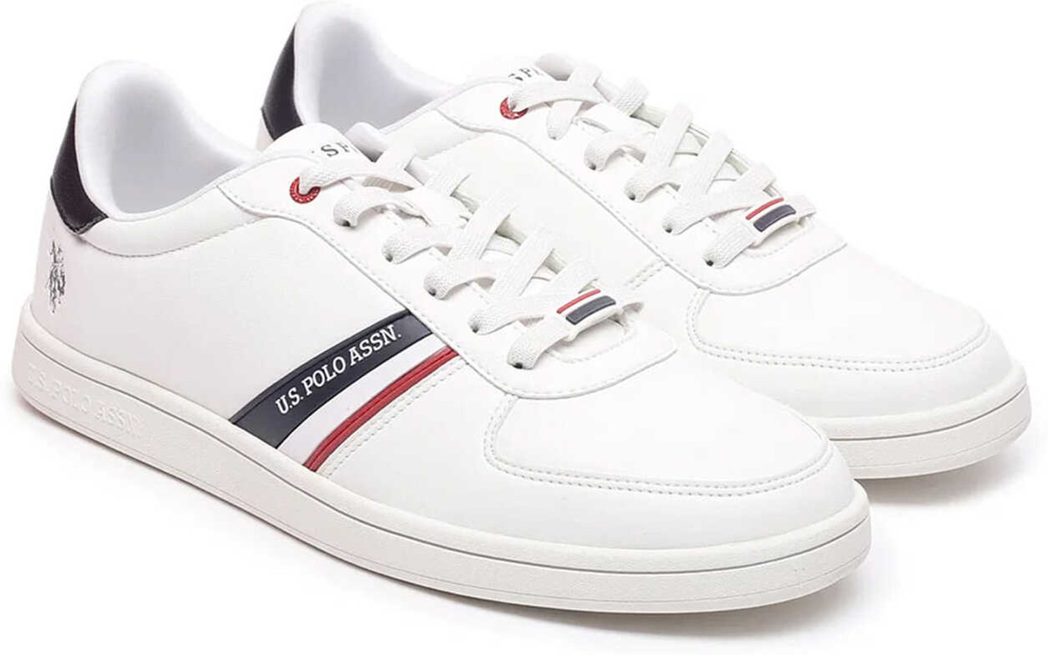 Image of U.S. POLO ASSN. Men Alco 3.0 Fashion Sneakers Sneakers For Men (White, 8)