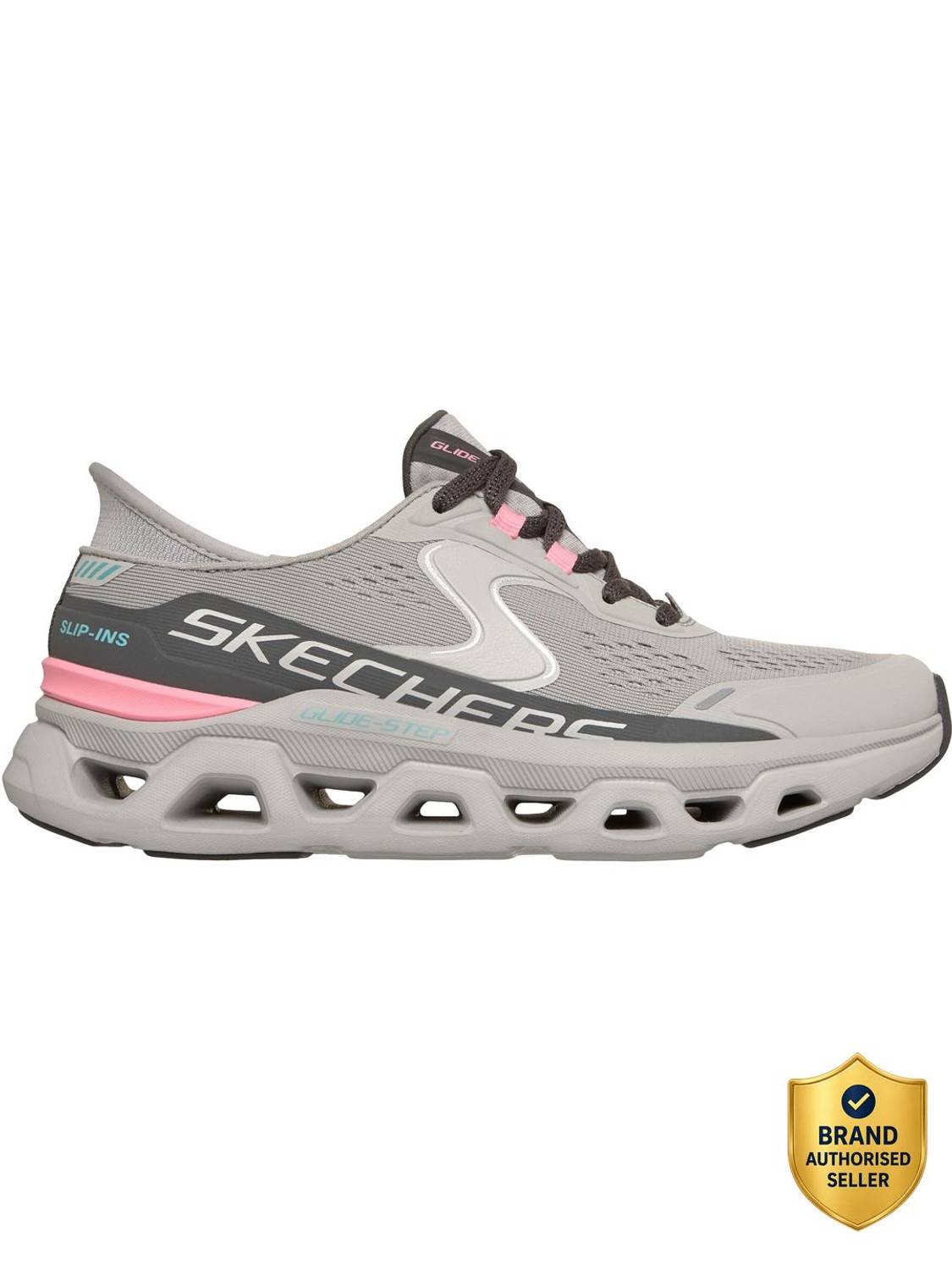 Skechers GLIDE-STEP ALTUS Women's Gray Sneakers - Image 1