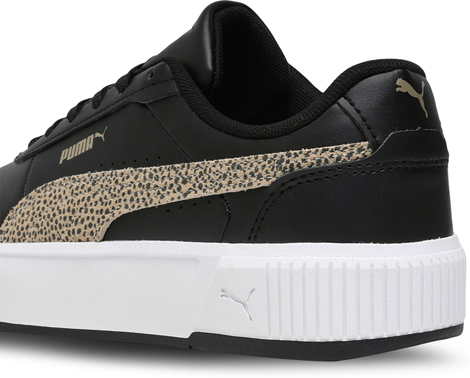 Image of PUMA Carina Mia Topcat Sneakers For Women (Black, 7)