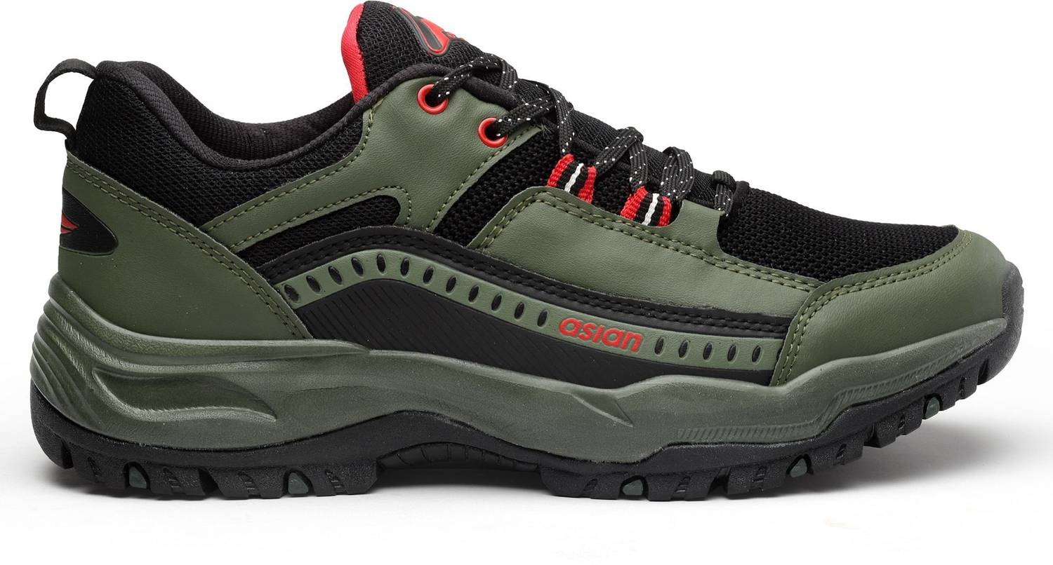 Asian Everest-01 Black Trekking Shoe for Men - Image 4