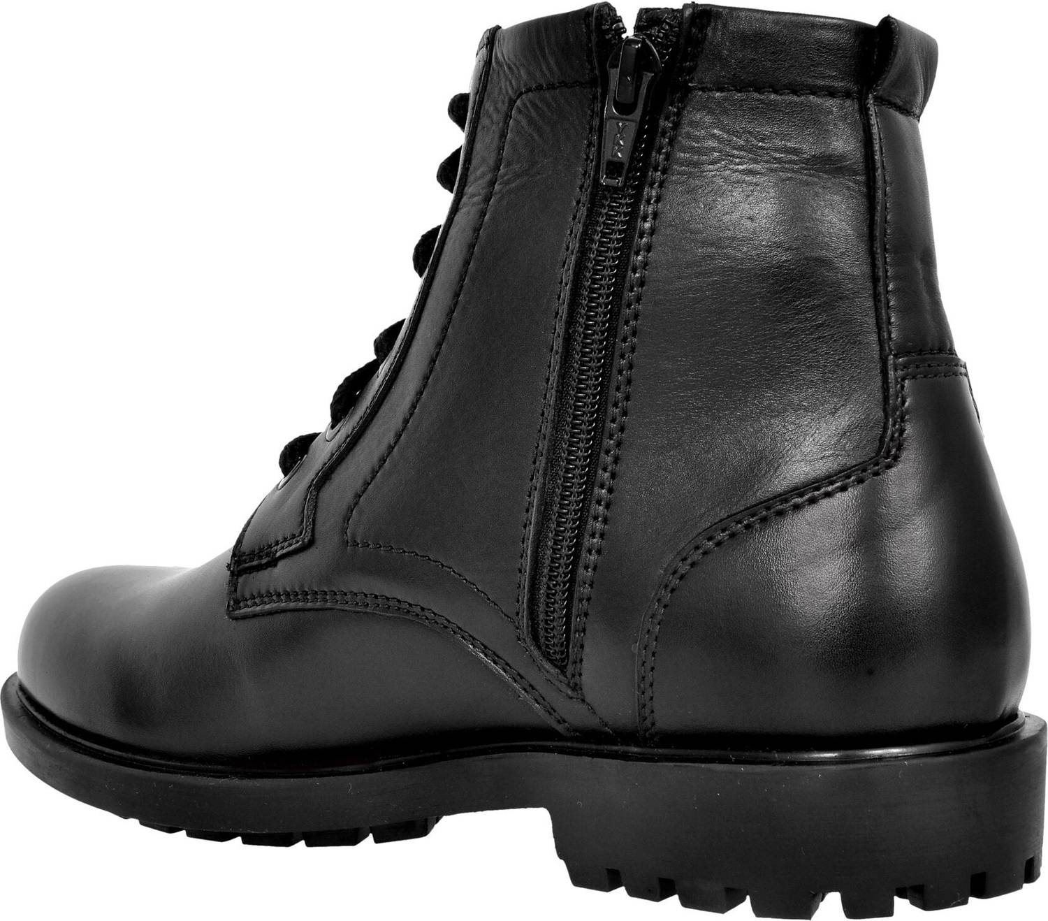 Allen Cooper Black Combat Boots for Men - Image 5