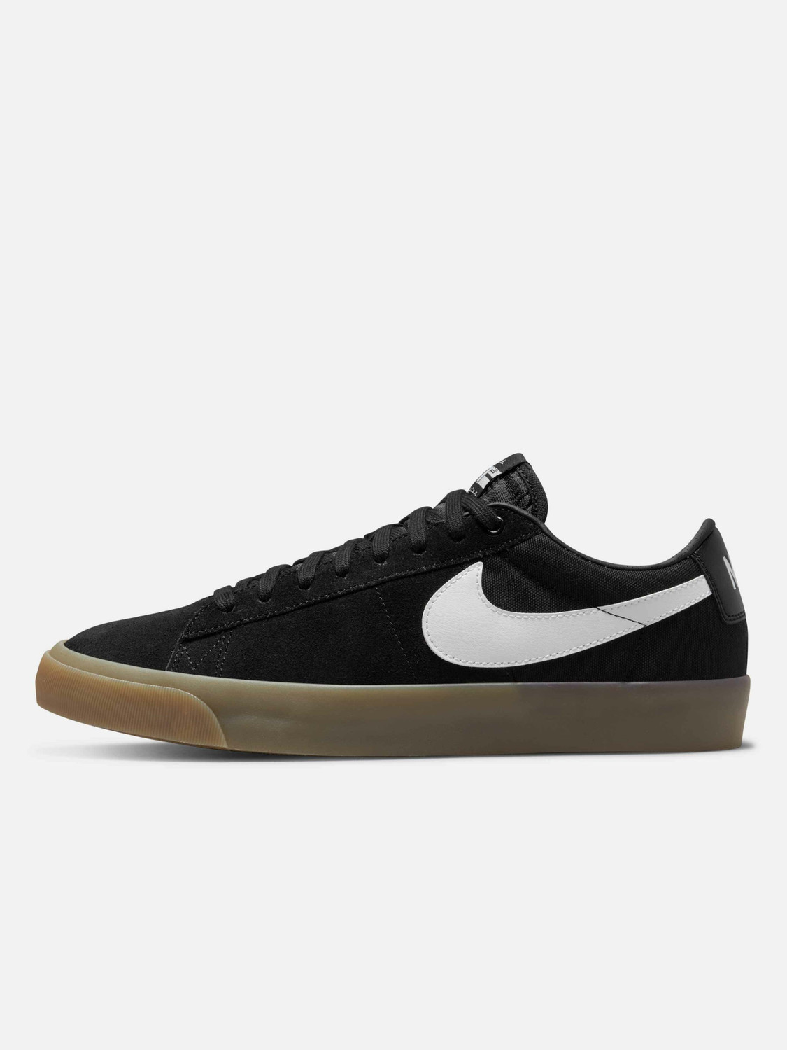 Image of NIKE SB ZOOM BLAZER LOW PRO GT Skateboard Shoes For Men (Black, 9)