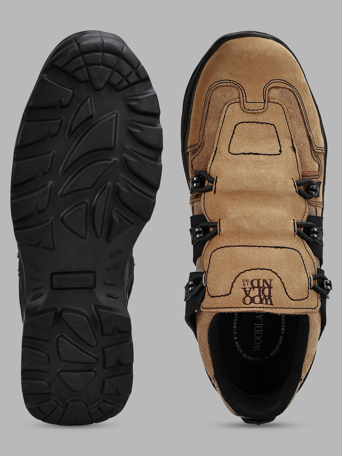 Image of WOODLAND Slip On Lightweight Comfortable Easy Wear Casuals For Men