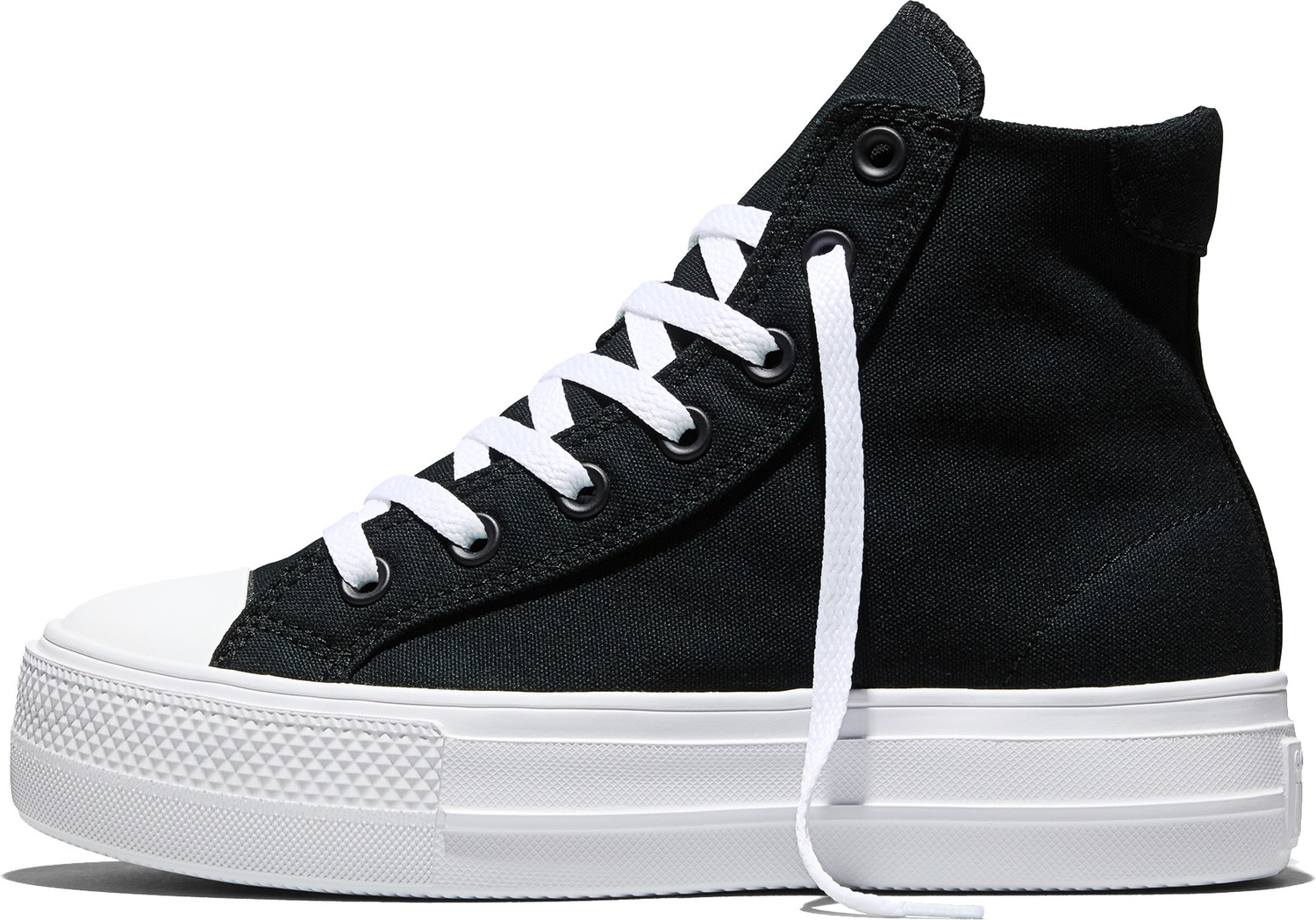 Image of Converse Chuck Taylor All Star Day One Platform Canvas High Top Sneakers For Women